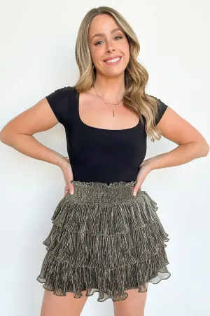 Moment of Chic Smocked Tiered Skort - FINAL SALE