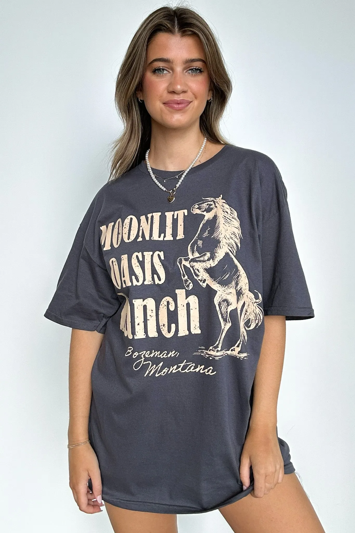 Moonlight Oasis Ranch Graphic Tee - FINAL SALE