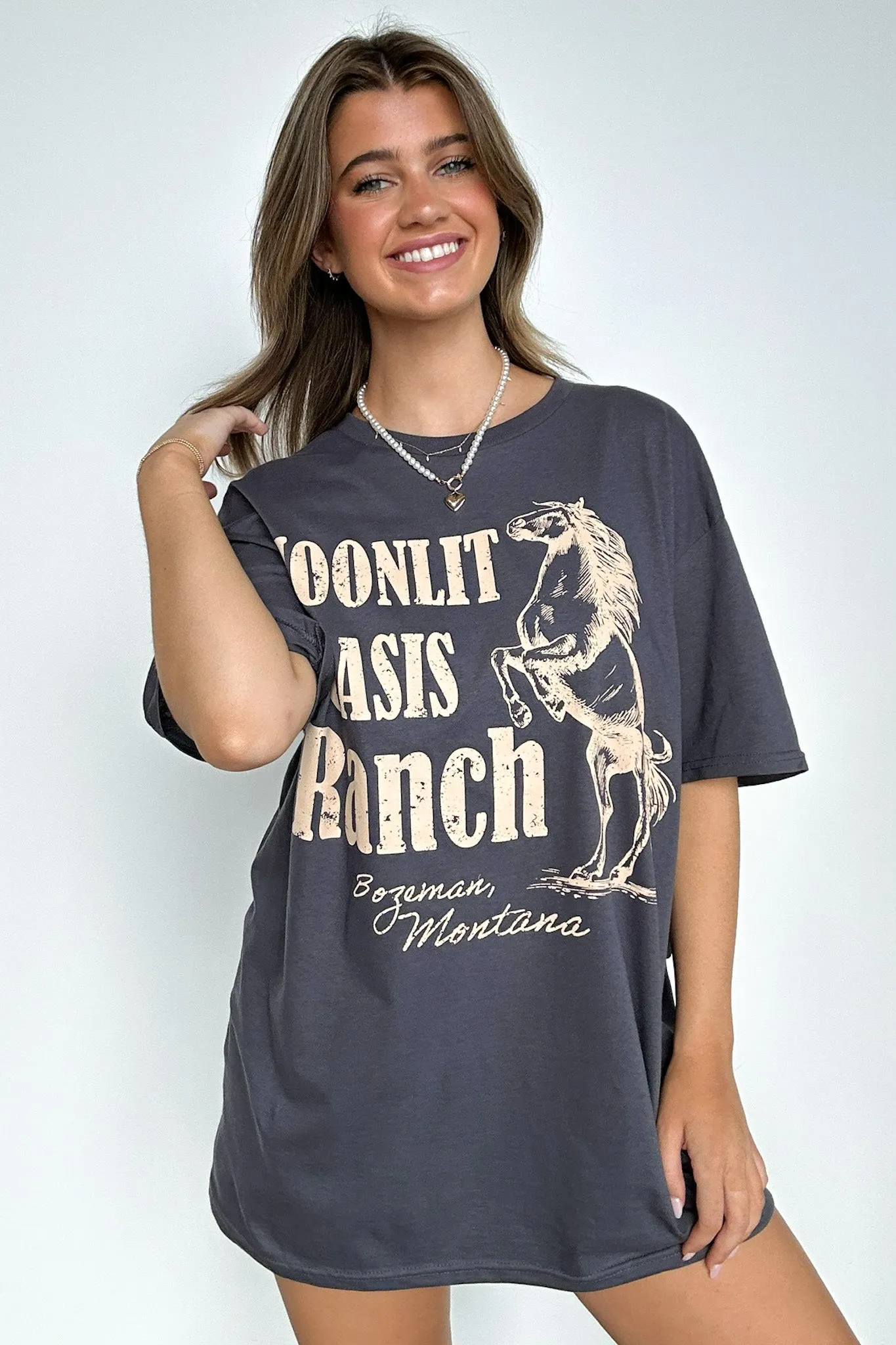 Moonlight Oasis Ranch Graphic Tee - FINAL SALE