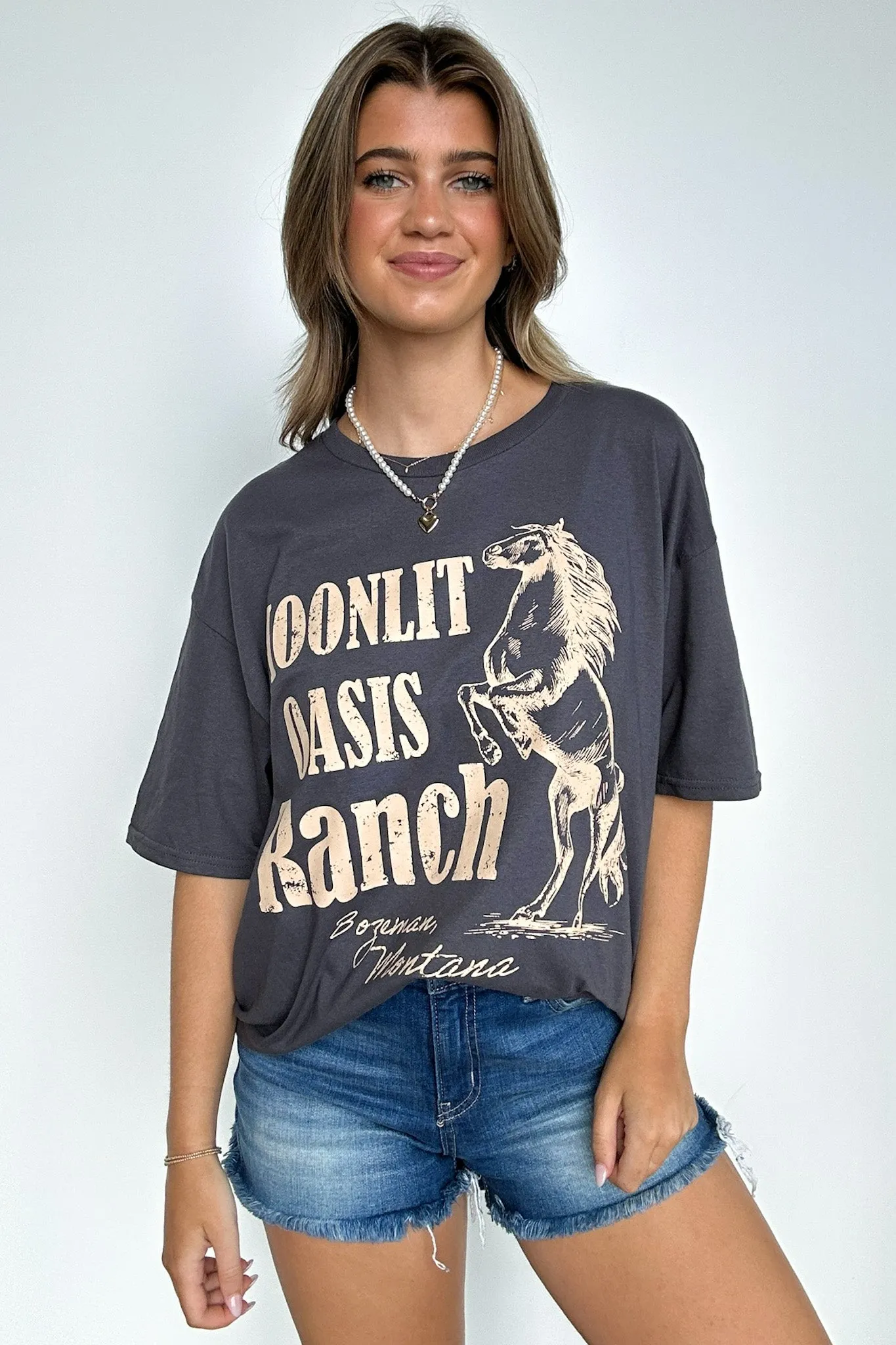 Moonlight Oasis Ranch Graphic Tee - FINAL SALE