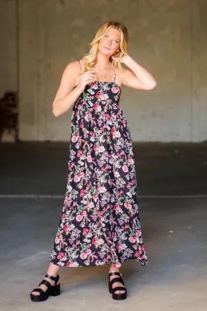 More to Adore Tie Back Floral Dress - FINAL SALE