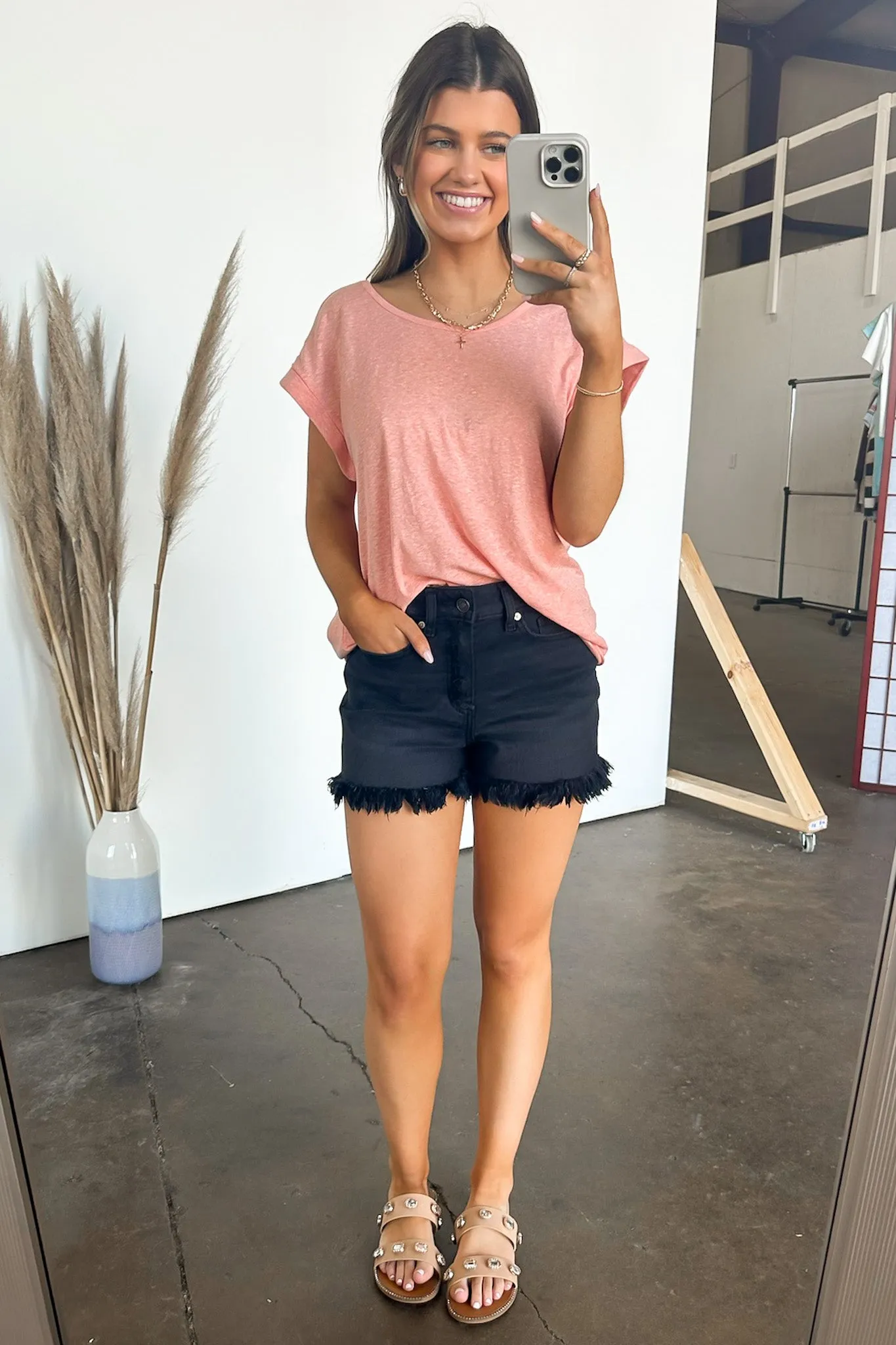 Nanori Twist Back Short Sleeve Top - FINAL SALE