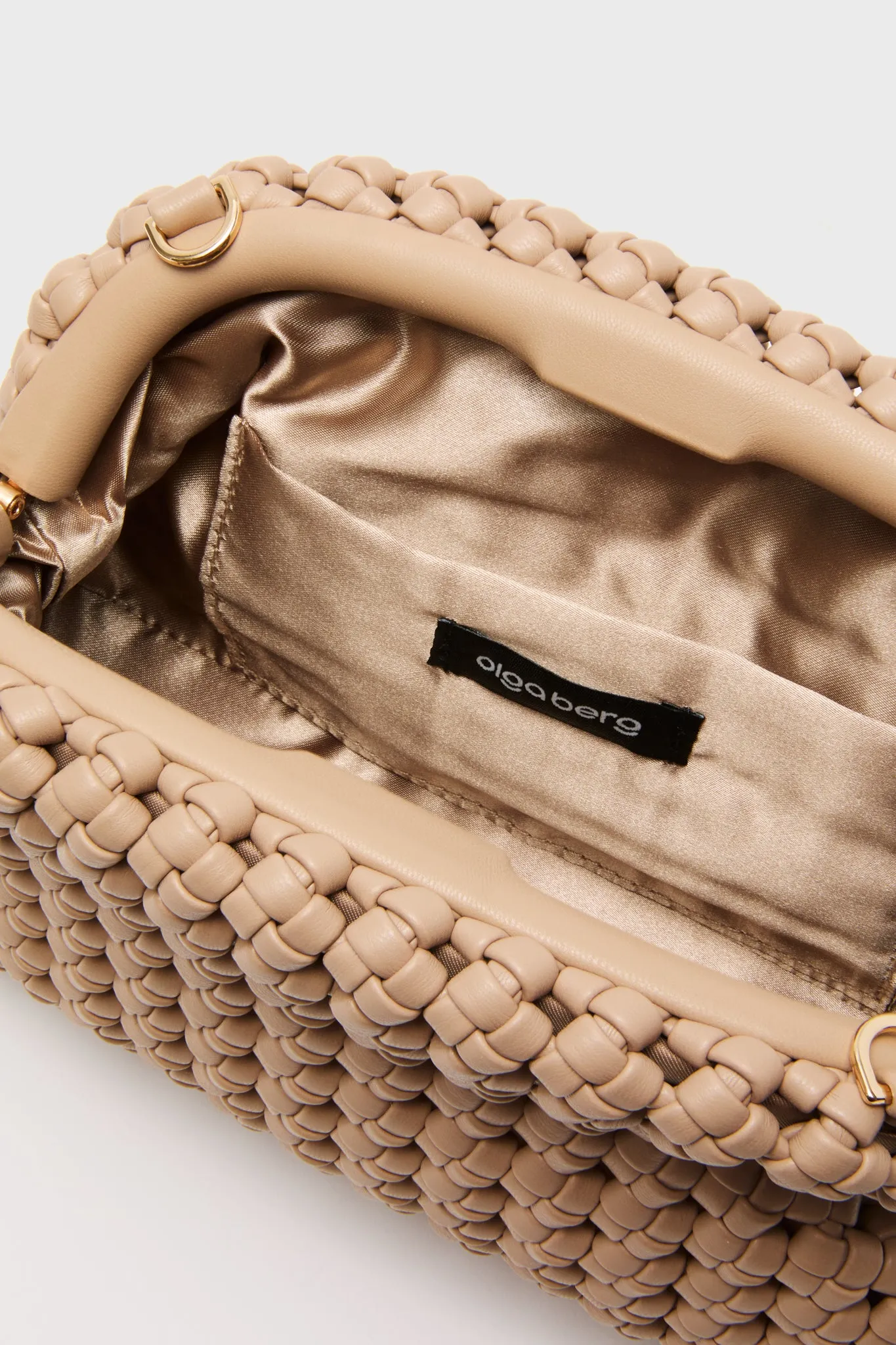 Natural Everly Handwoven Clutch