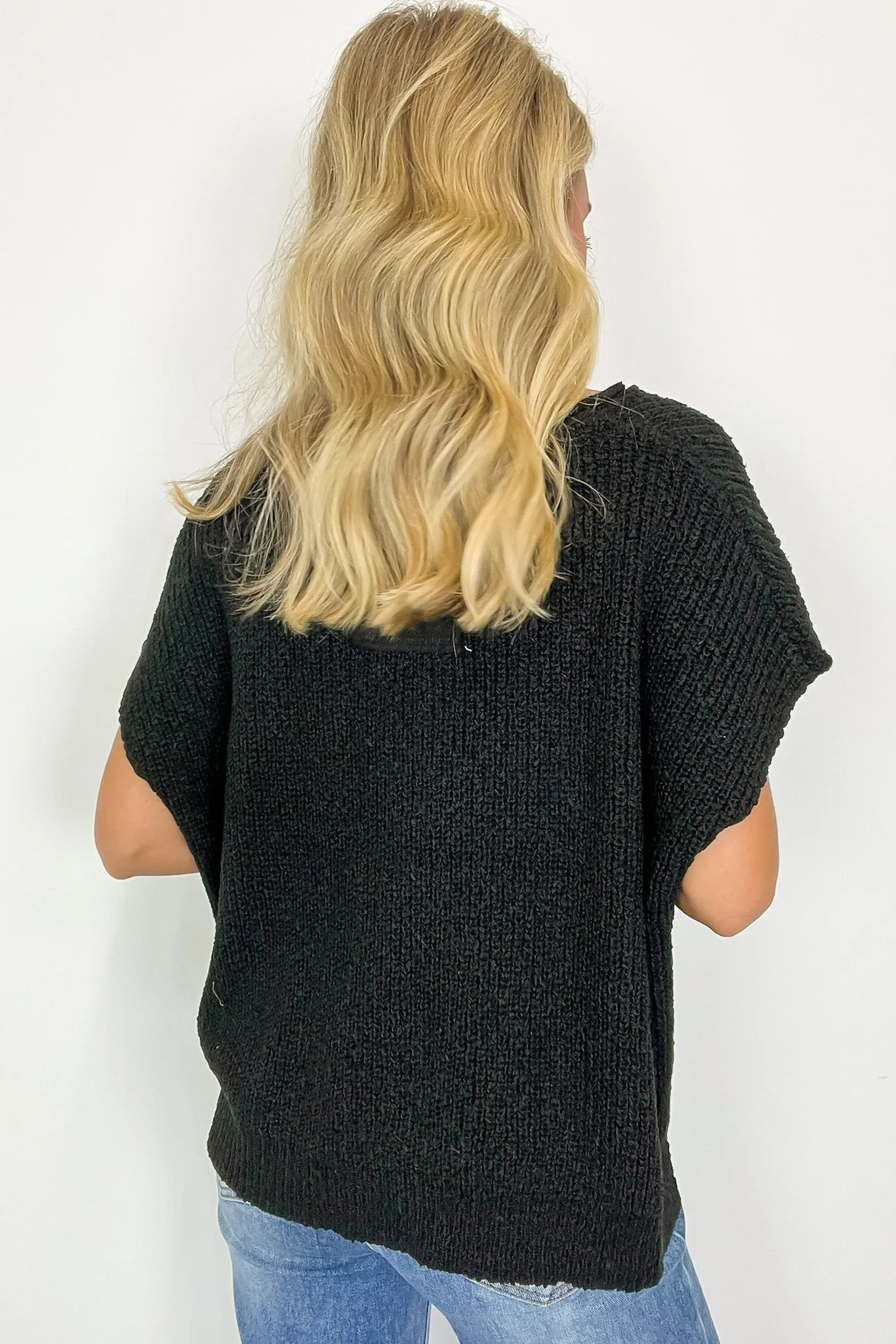 Necessary Charm V-Neck Side Slit Knit Top - BACK IN STOCK