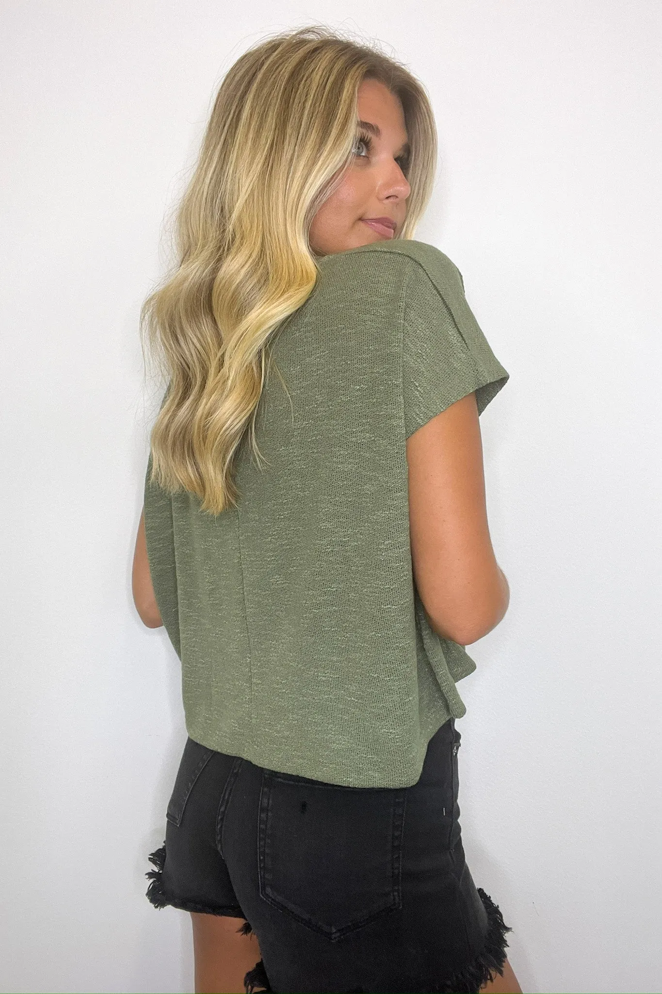 New Flow Short Sleeve Round Neck Top - BACK IN STOCK