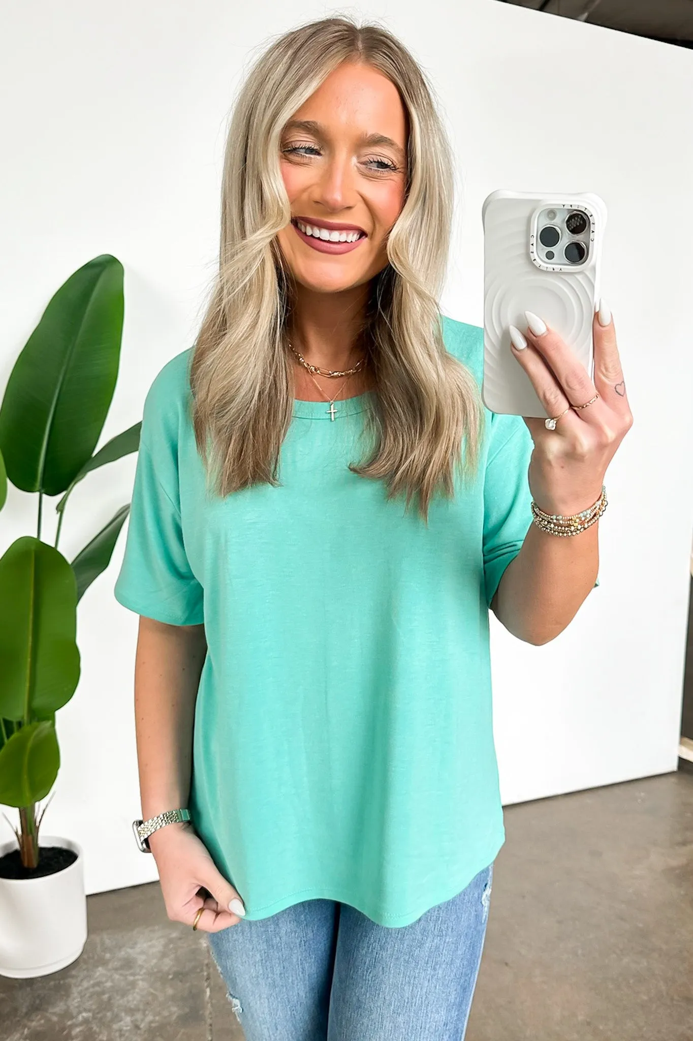 Odessah Short Sleeve Relaxed Fit Top - FINAL SALE