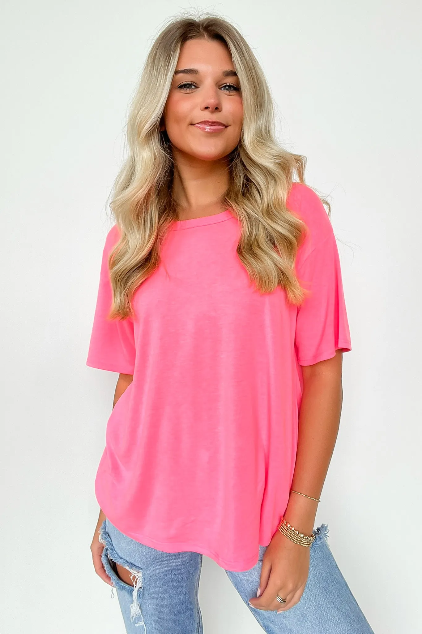 Odessah Short Sleeve Relaxed Fit Top - FINAL SALE