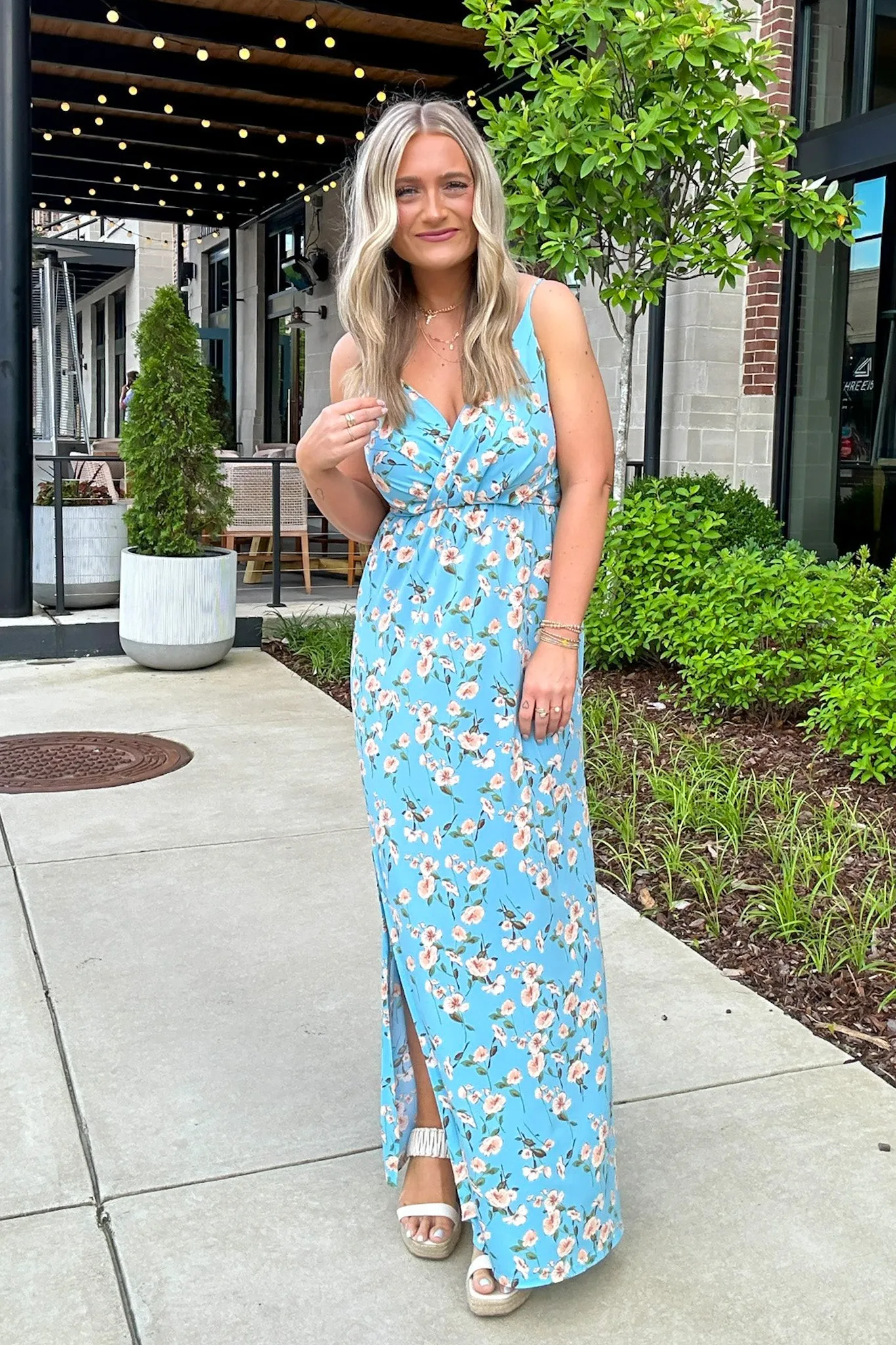 Perfectly Flirtatious V-Neck Floral Dress - FINAL SALE