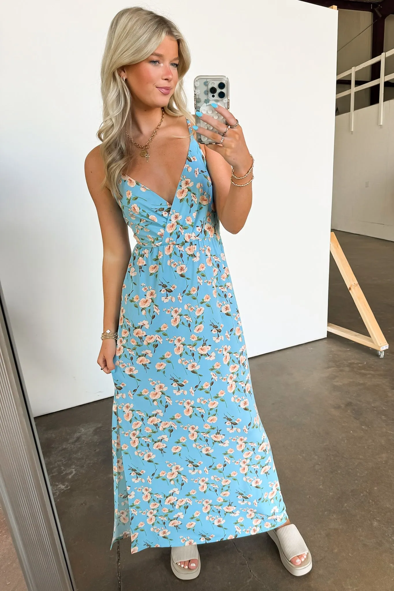 Perfectly Flirtatious V-Neck Floral Dress - FINAL SALE