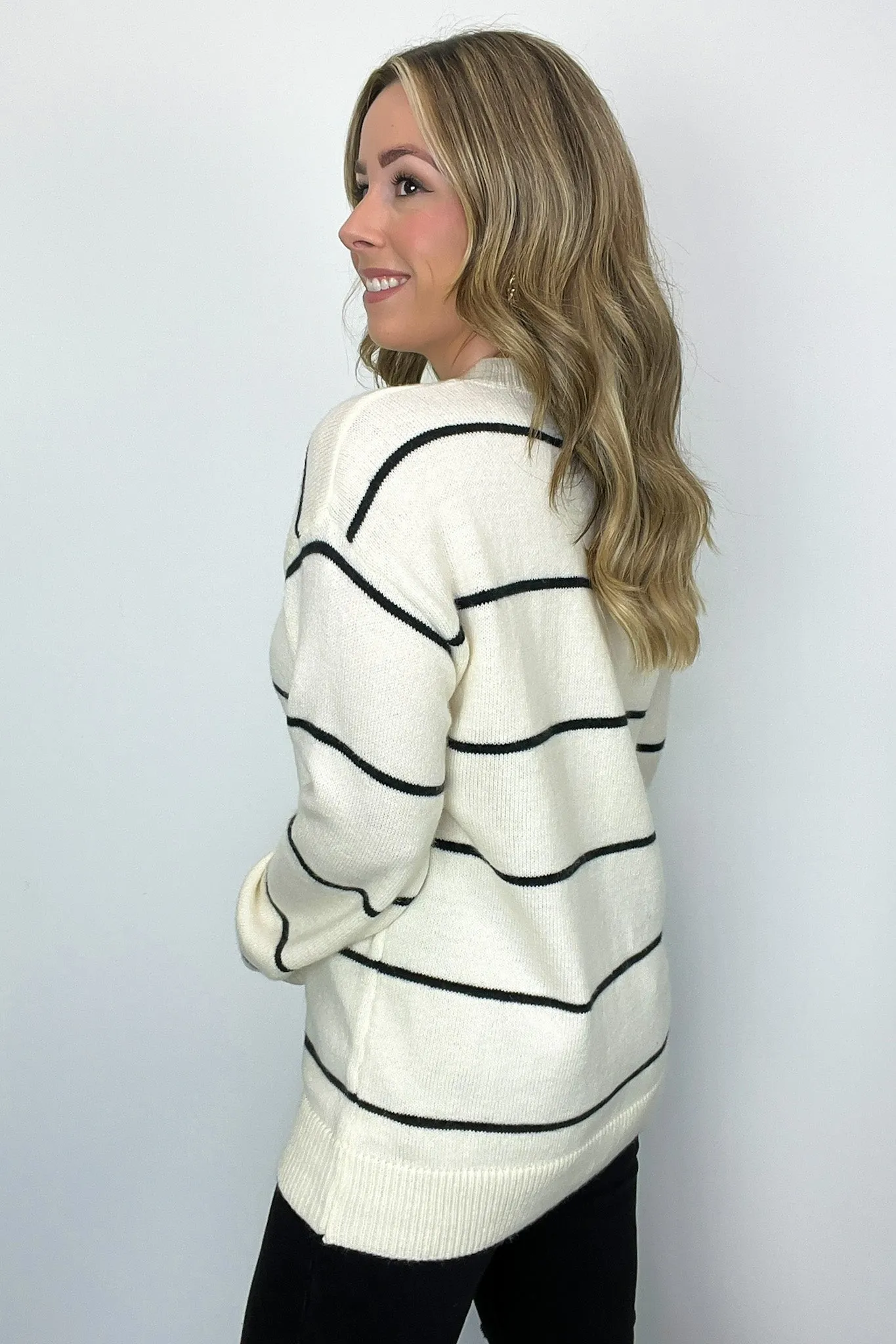 Presley Relaxed Fit Striped Sweater - FINAL SALE