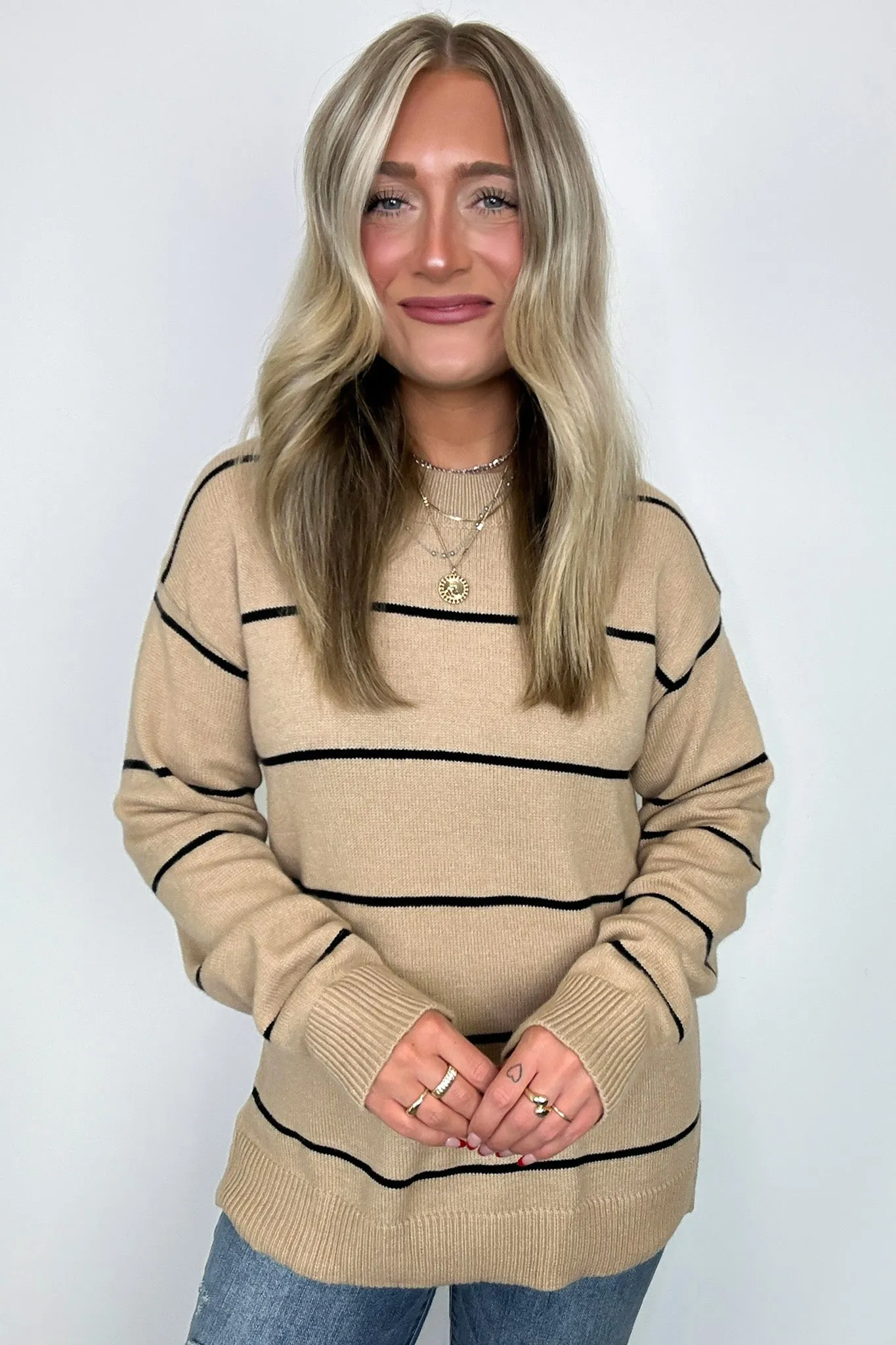 Presley Relaxed Fit Striped Sweater - FINAL SALE