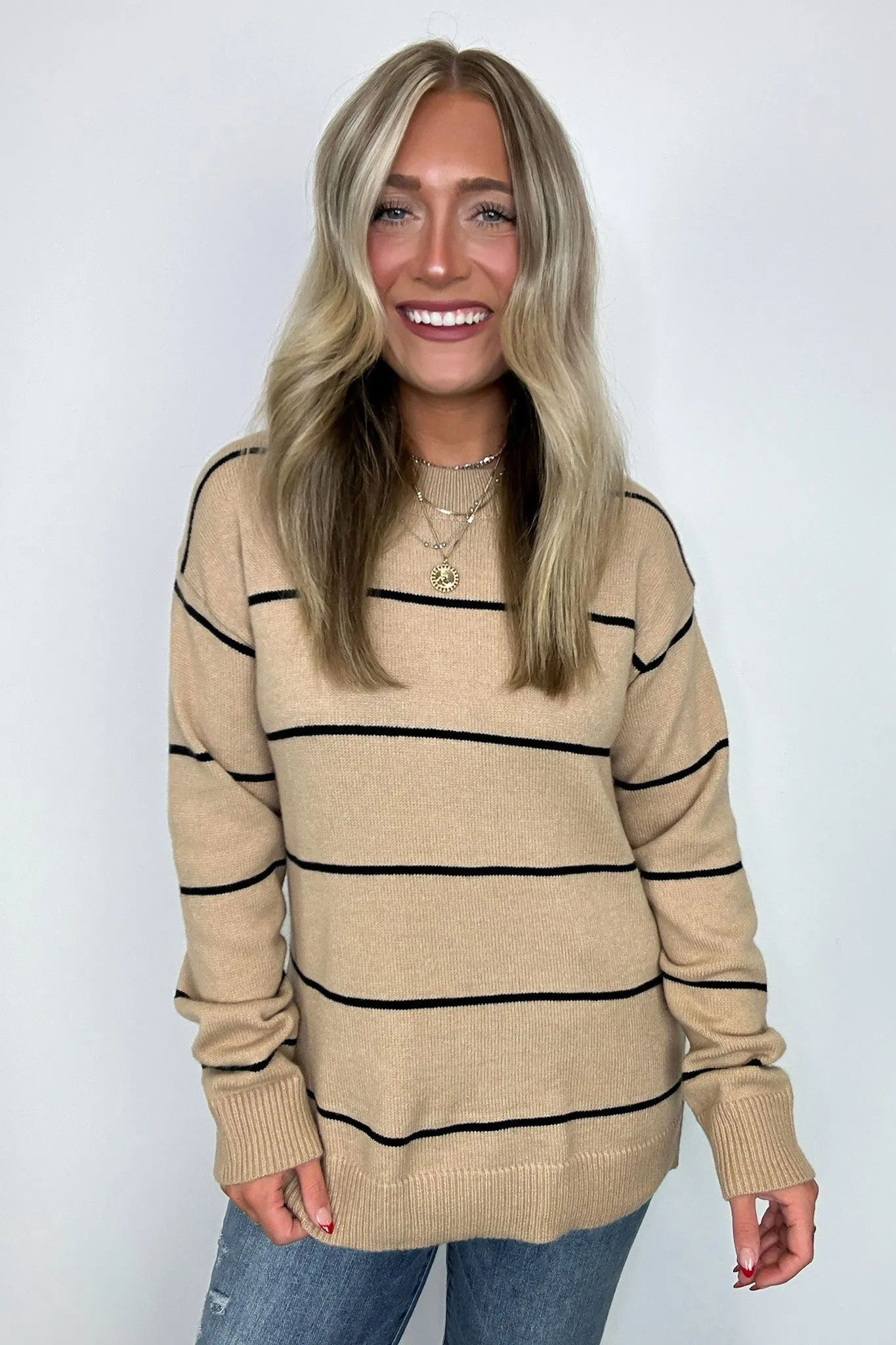 Presley Relaxed Fit Striped Sweater - FINAL SALE