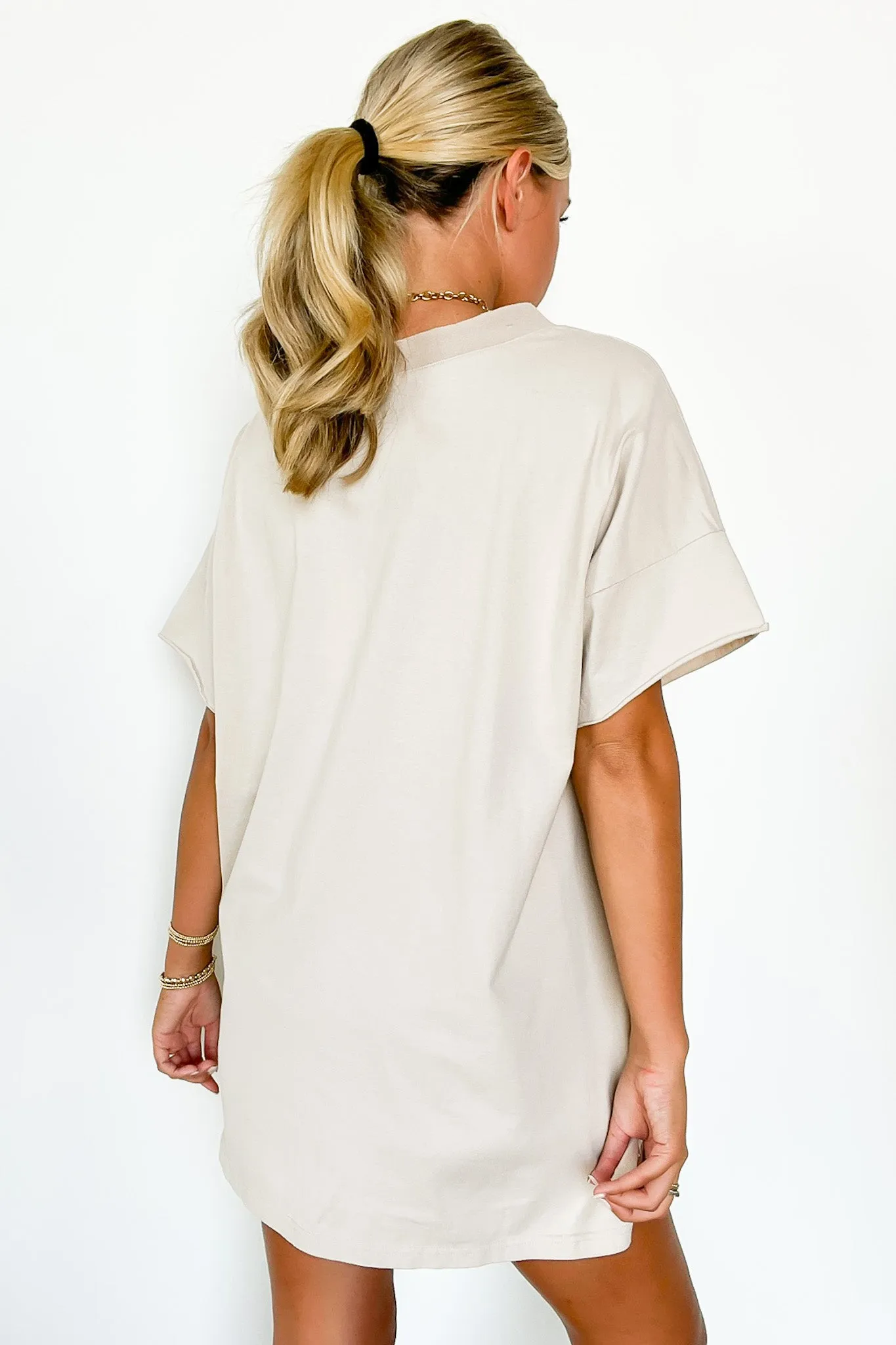 Pretty Potential V-Neck Oversized Top - BACK IN STOCK