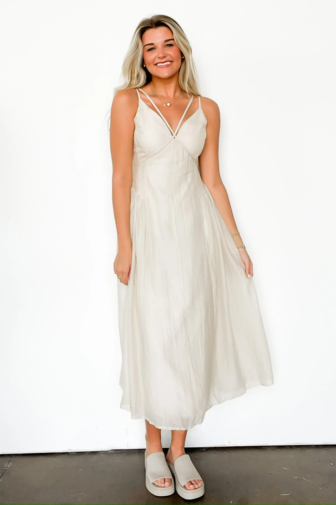 Questa Cutout Neckline Maxi Dress - FINAL SALE