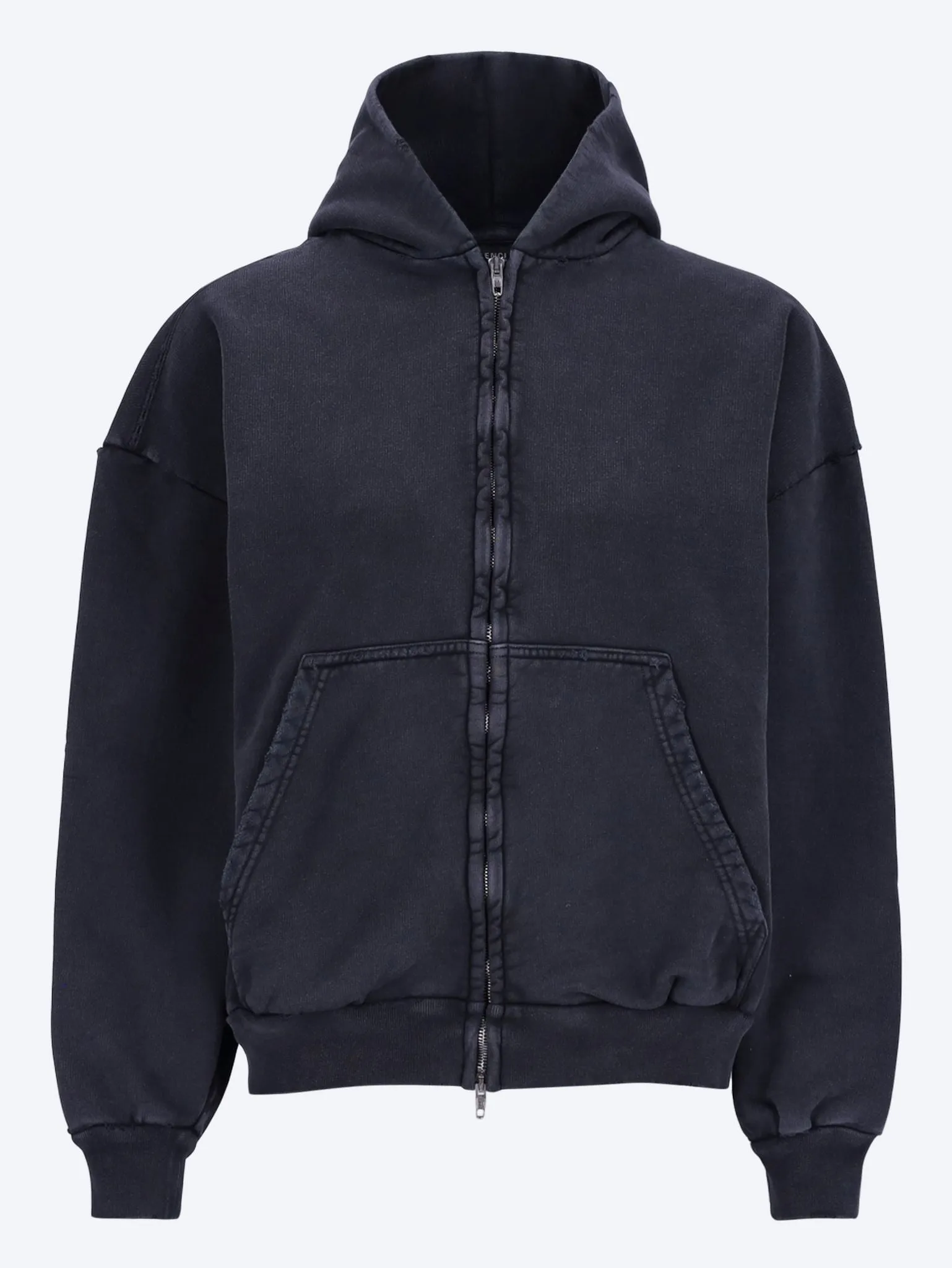 Regular zip up hoodie