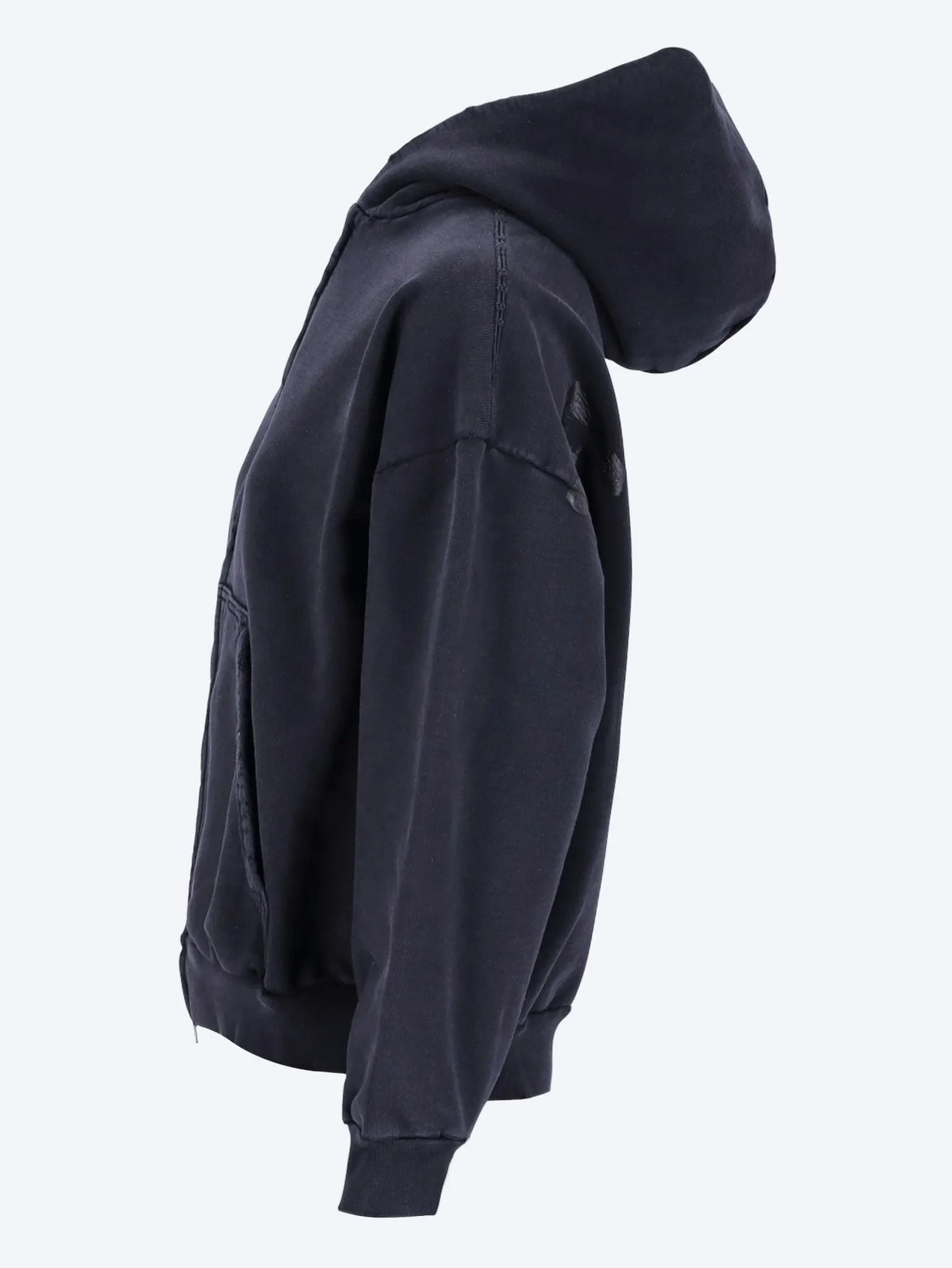 Regular zip up hoodie
