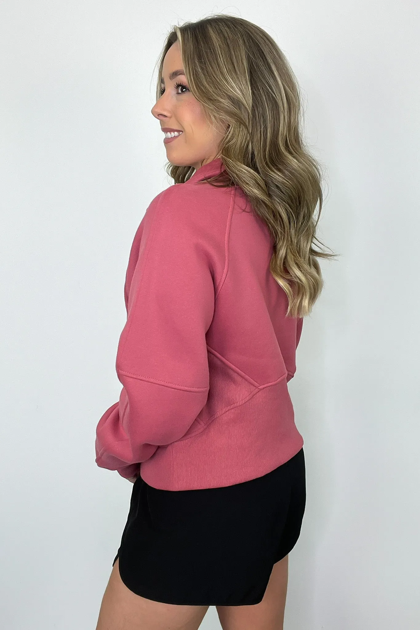 Renelle Funnel Neck Half Zip Pullover - FINAL SALE