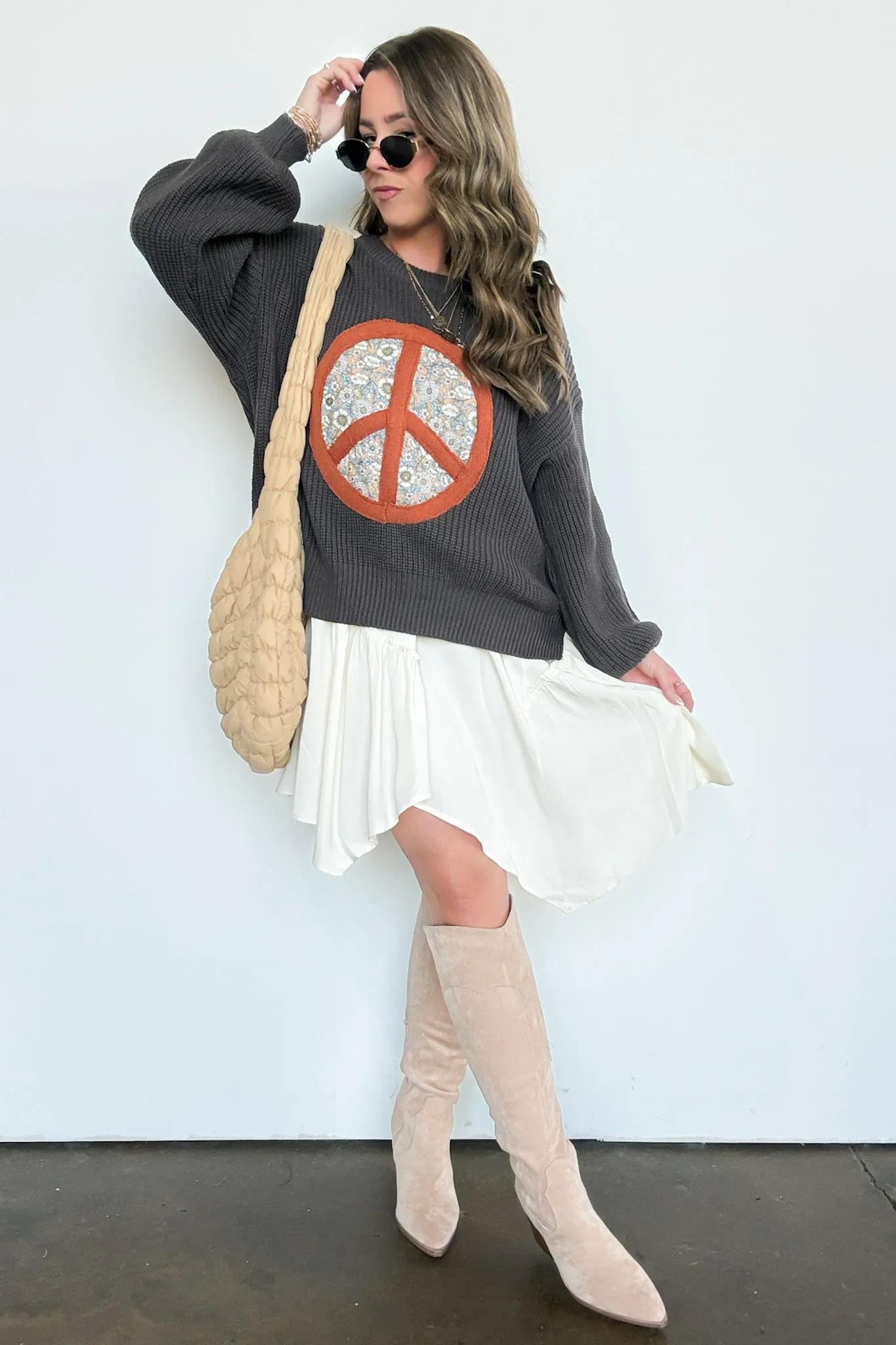 Right Moment Asymmetric Flare Dress - FINAL SALE