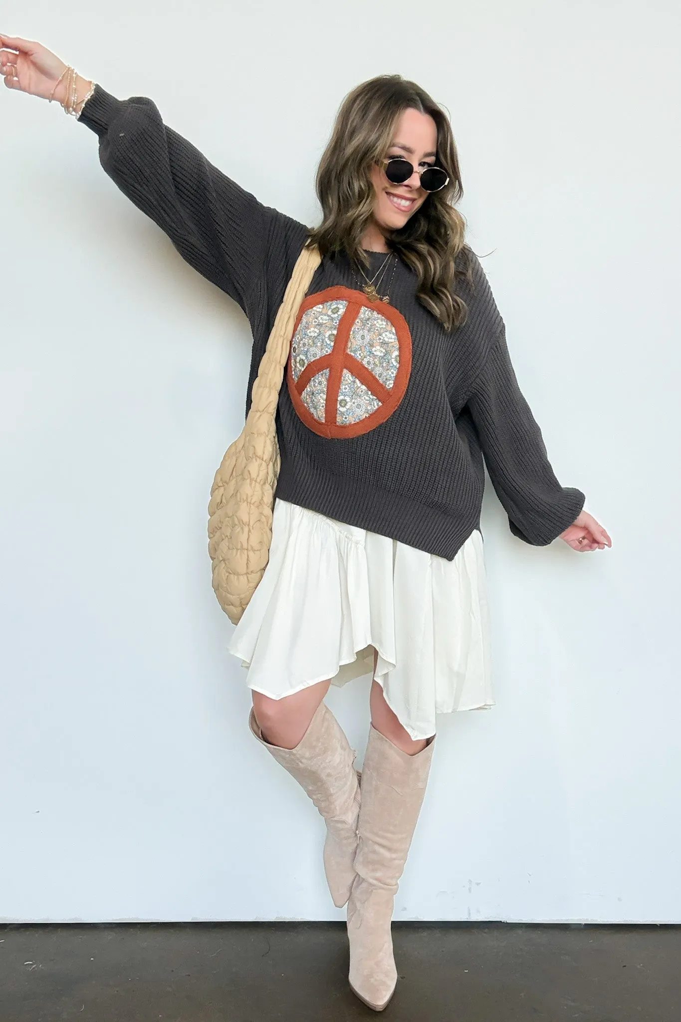Right Moment Asymmetric Flare Dress - FINAL SALE