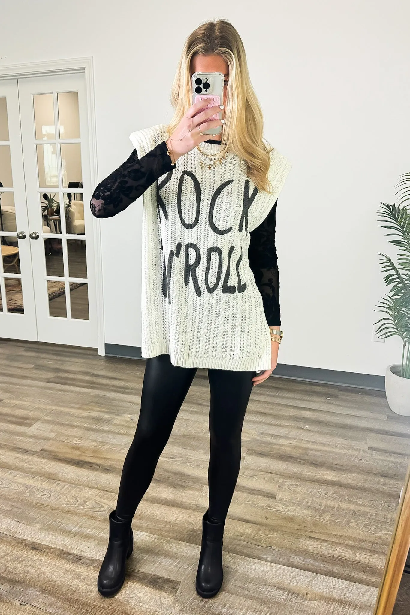 Rock and Roll Graphic Top