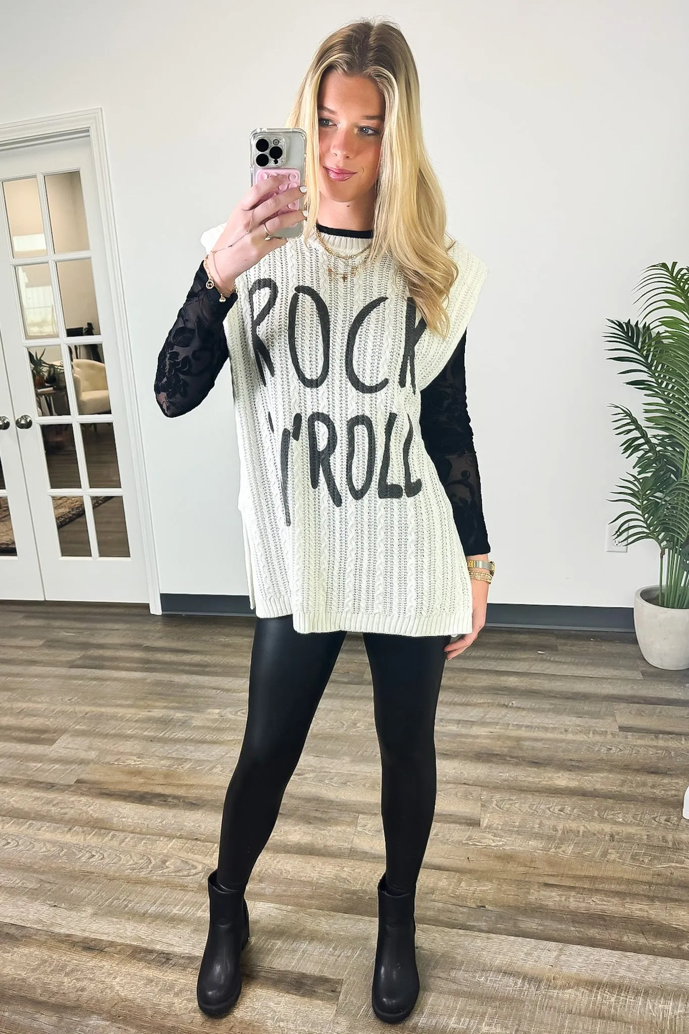 Rock and Roll Graphic Top
