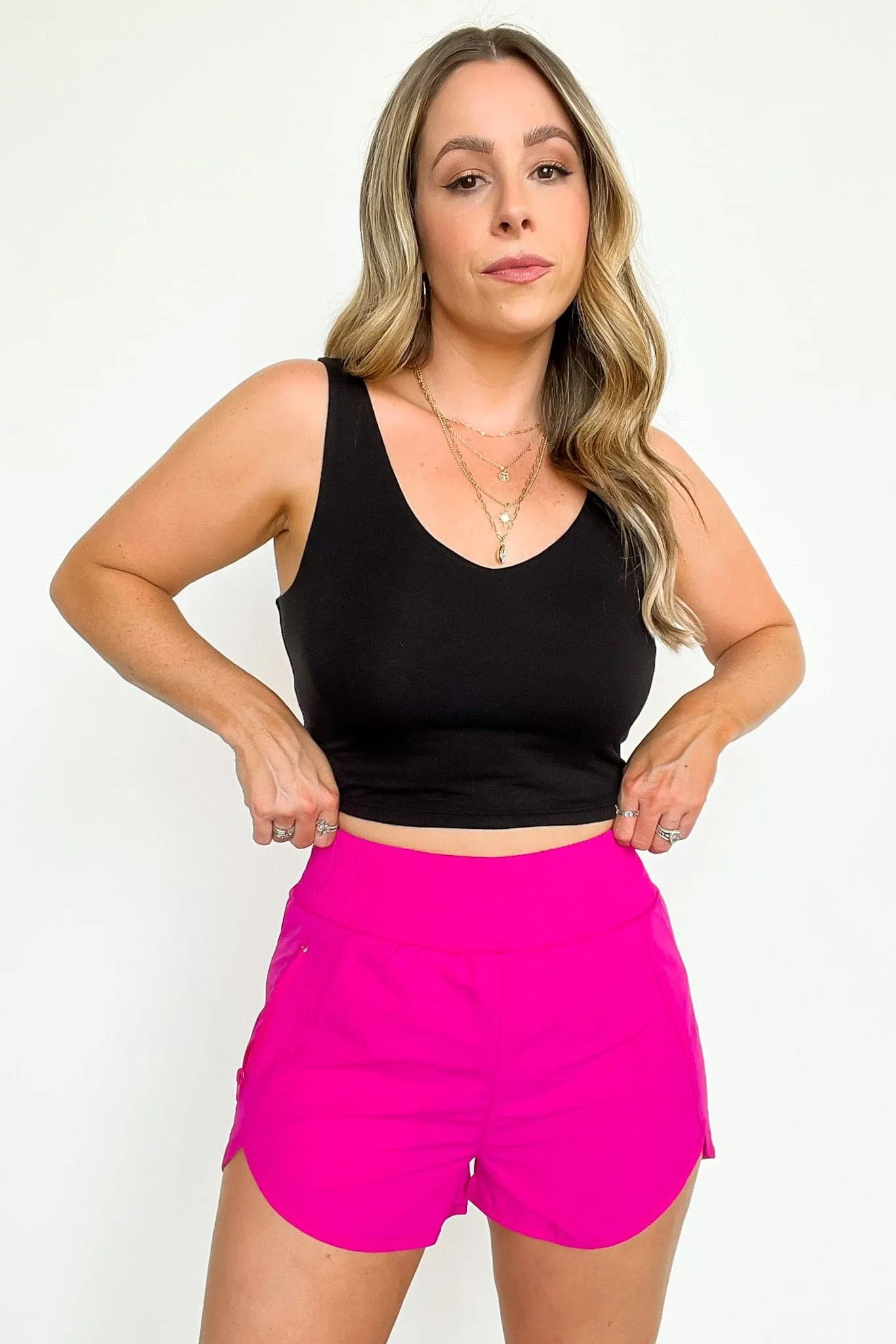 Running the Game Smocked Waist Shorts - FINAL SALE
