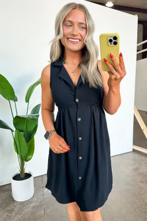 San Gabriel Button Down Collared Dress - FINAL SALE