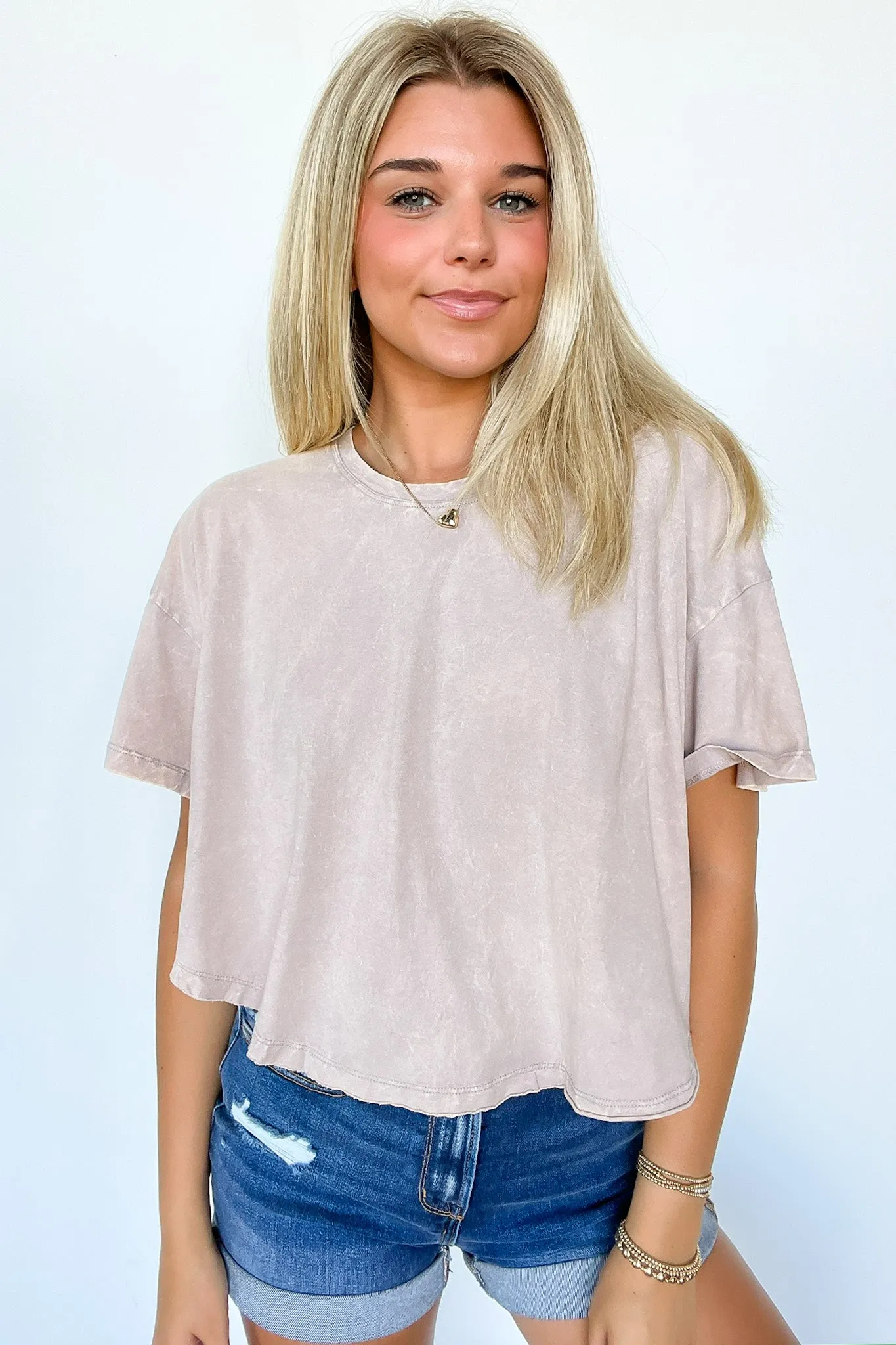 Senoia Mineral Washed Relaxed Fit Top - BACK IN STOCK