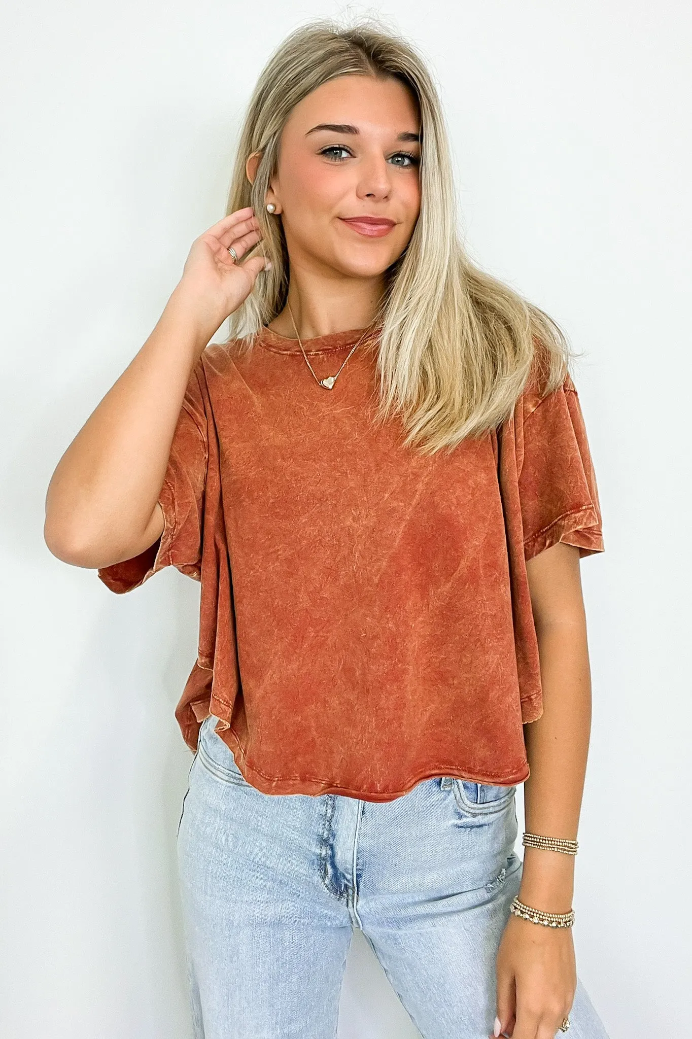 Senoia Mineral Washed Relaxed Fit Top - BACK IN STOCK