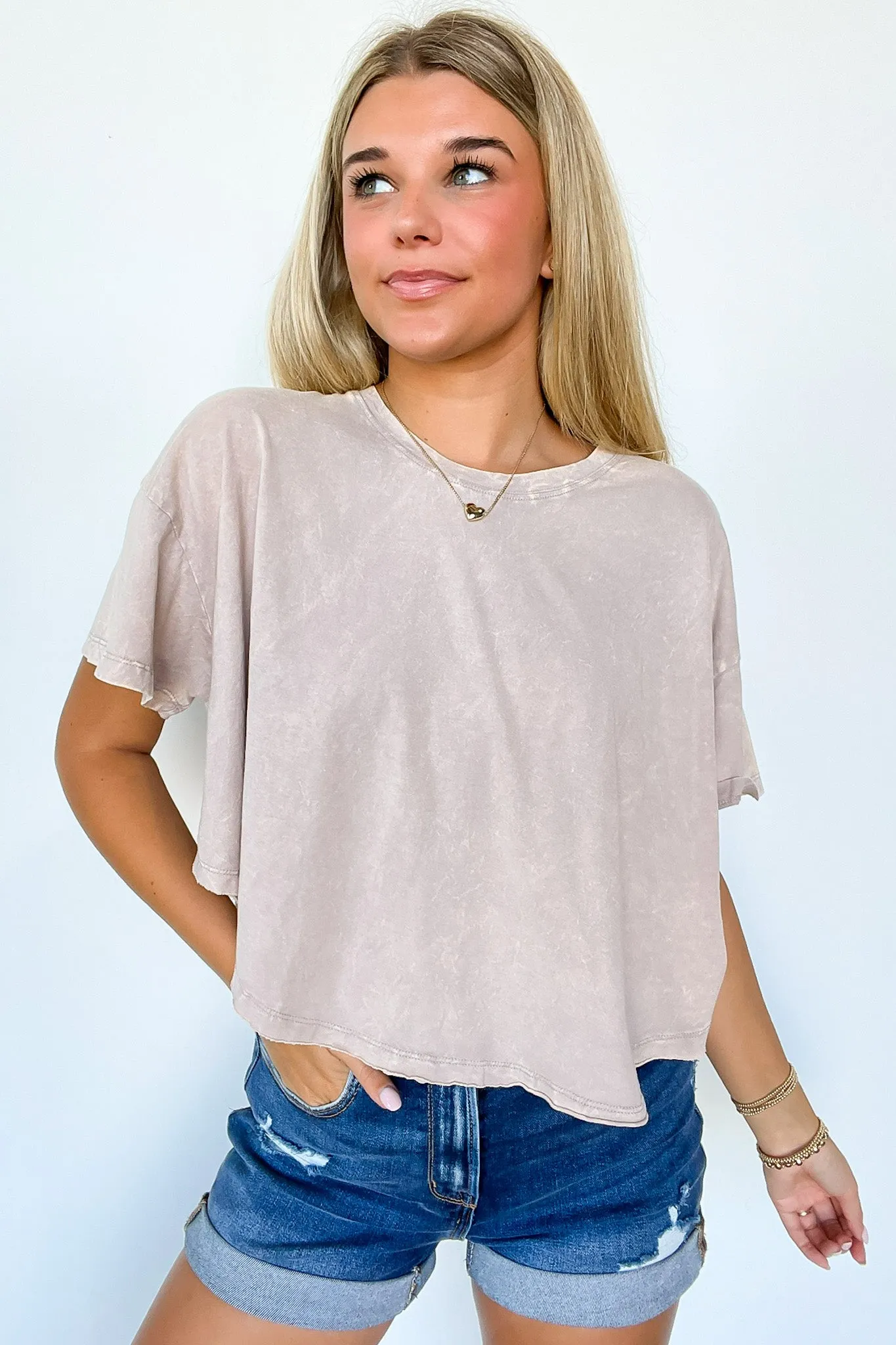 Senoia Mineral Washed Relaxed Fit Top - BACK IN STOCK
