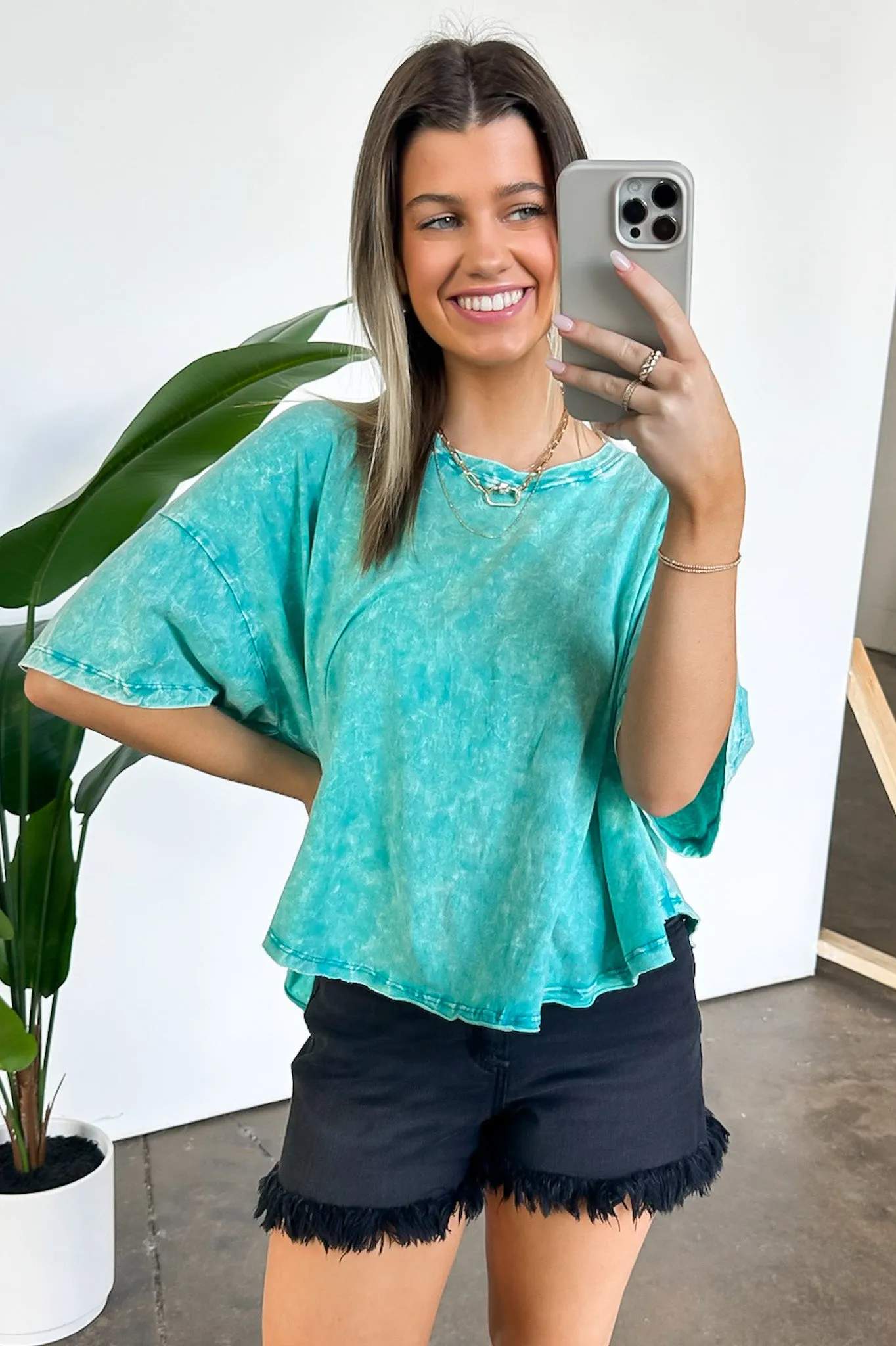 Senoia Mineral Washed Relaxed Fit Top - BACK IN STOCK