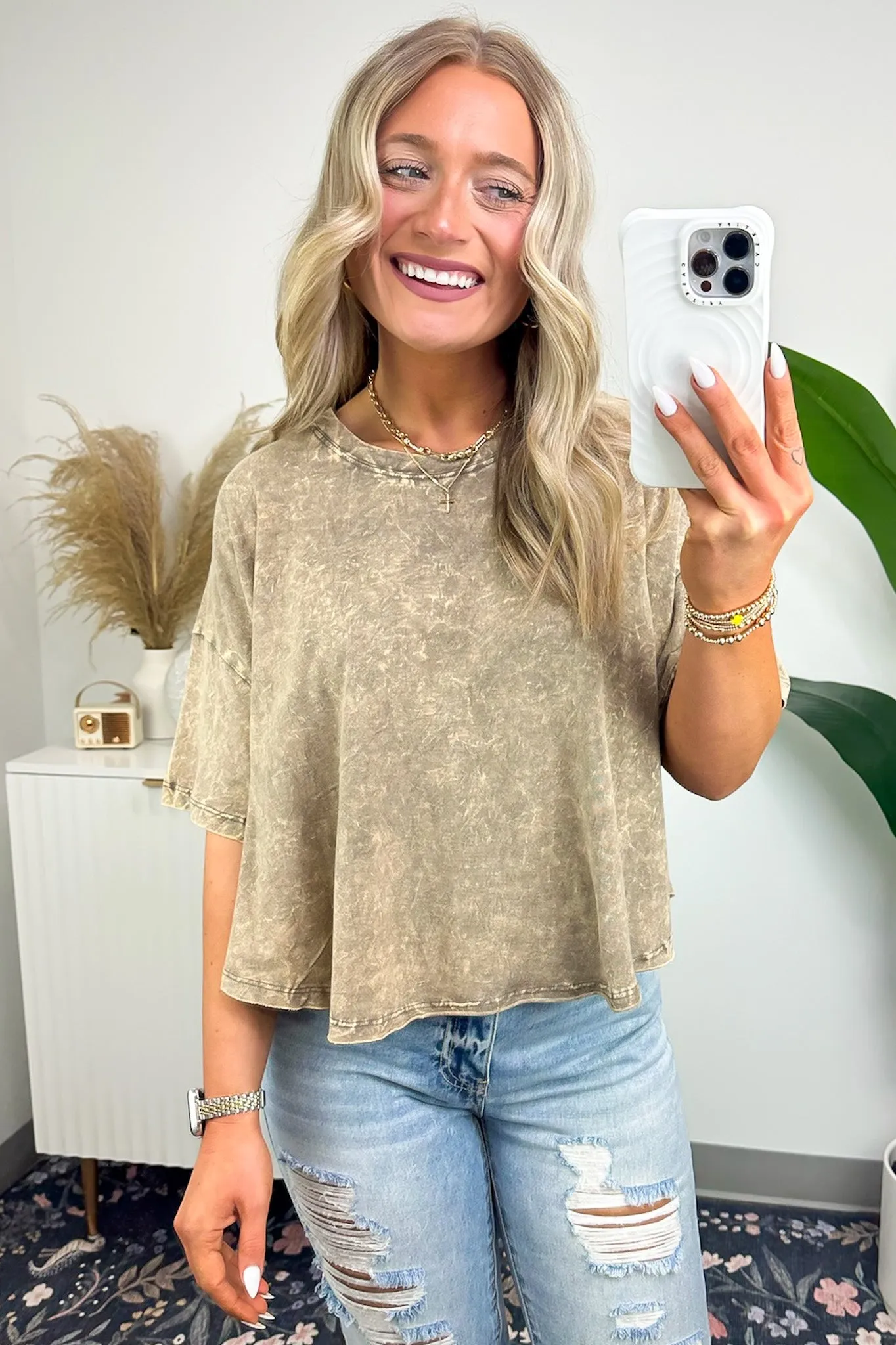 Senoia Mineral Washed Relaxed Fit Top - BACK IN STOCK