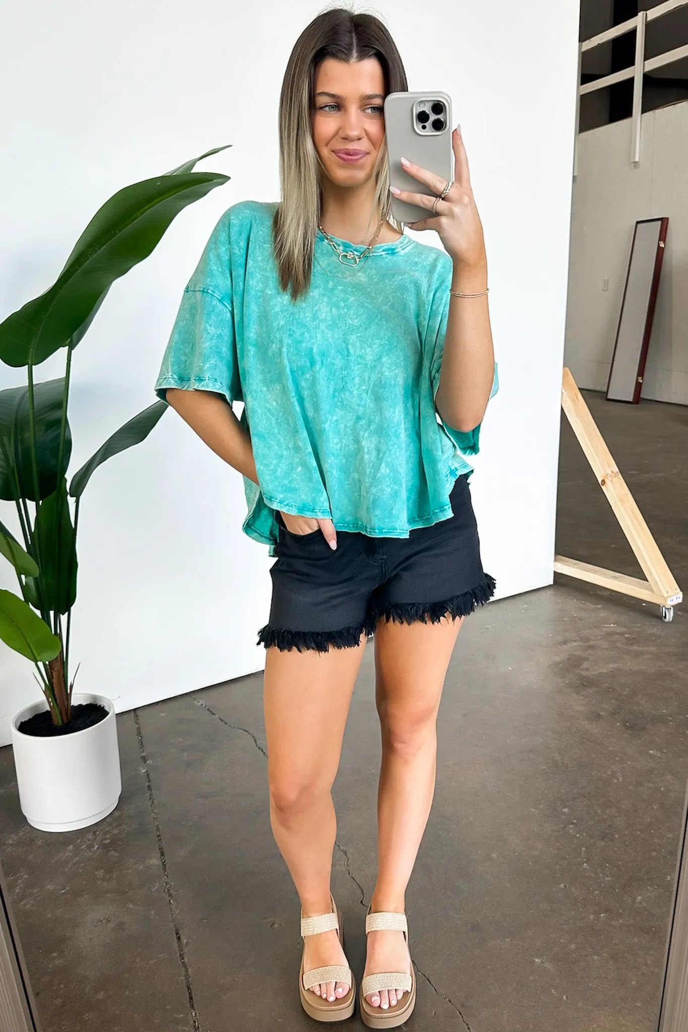 Senoia Mineral Washed Relaxed Fit Top - BACK IN STOCK