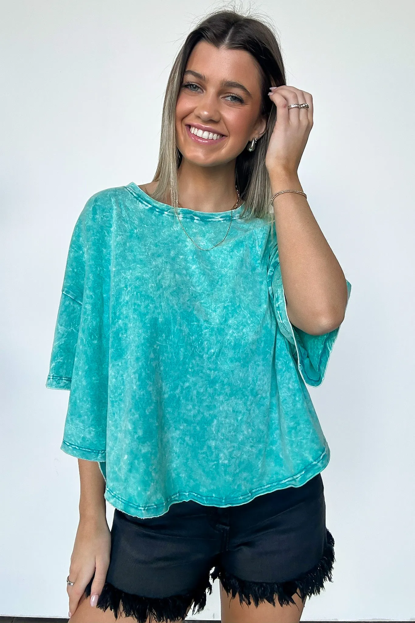 Senoia Mineral Washed Relaxed Fit Top - BACK IN STOCK