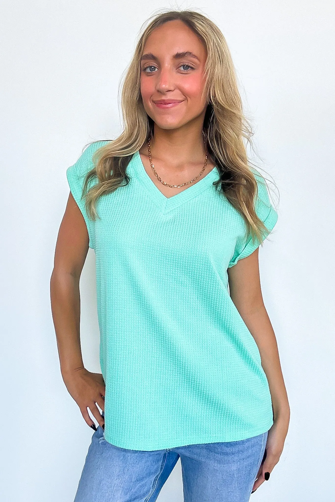 Sharon V-Neck Knit Top