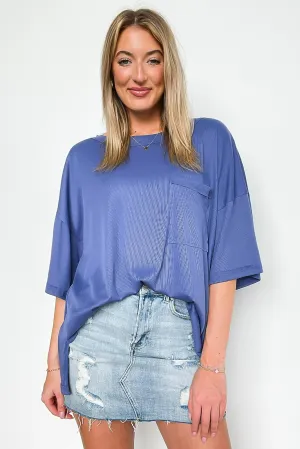 Simonah Relaxed Fit Pocket Tee