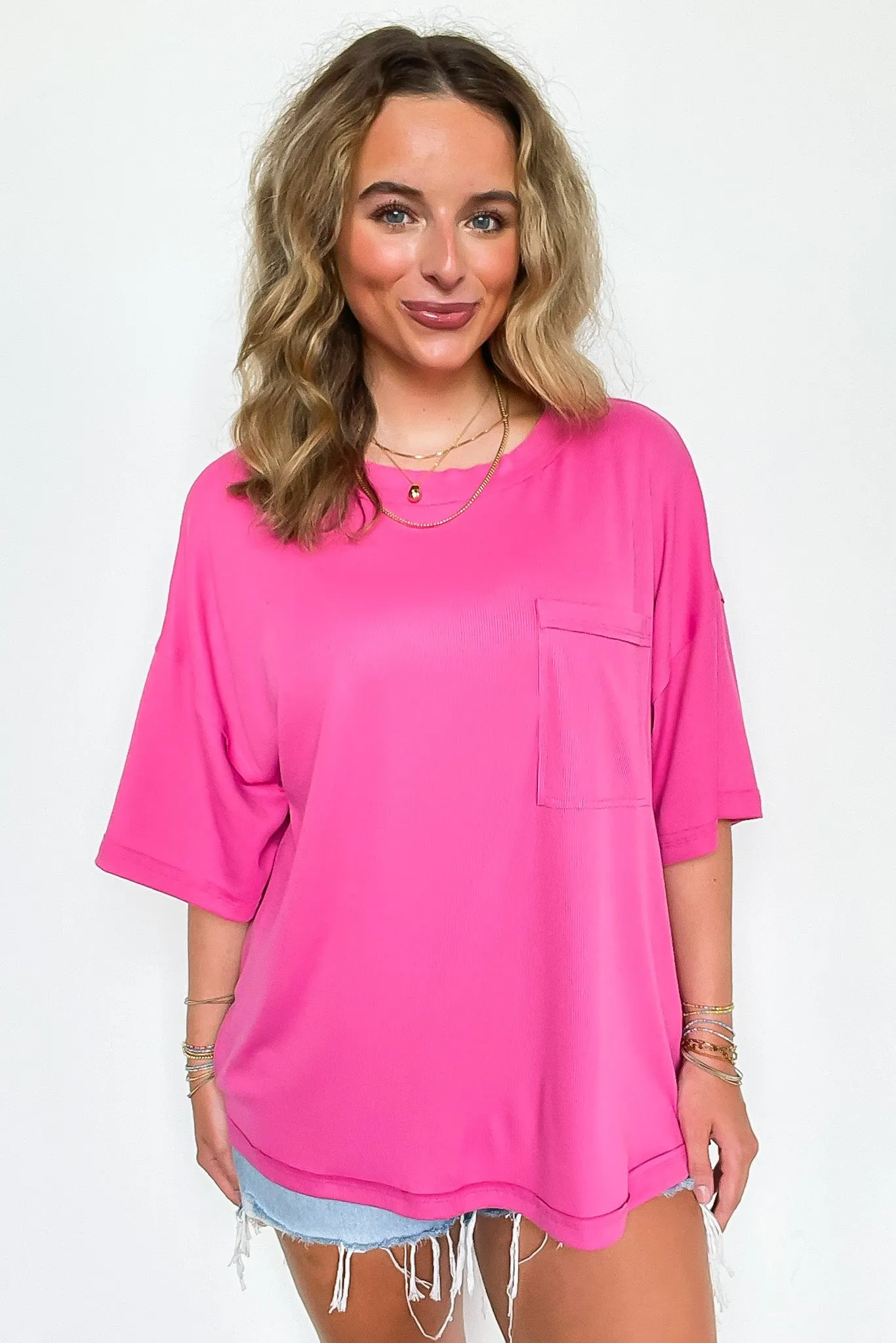 Simonah Relaxed Fit Pocket Tee
