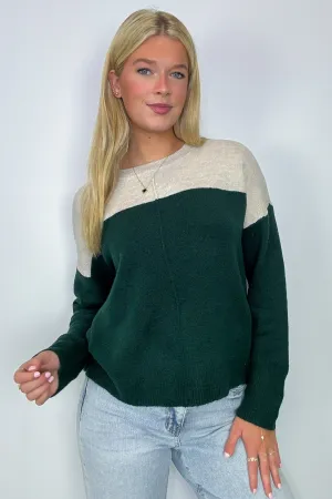 Simone Color Block Knit Sweater