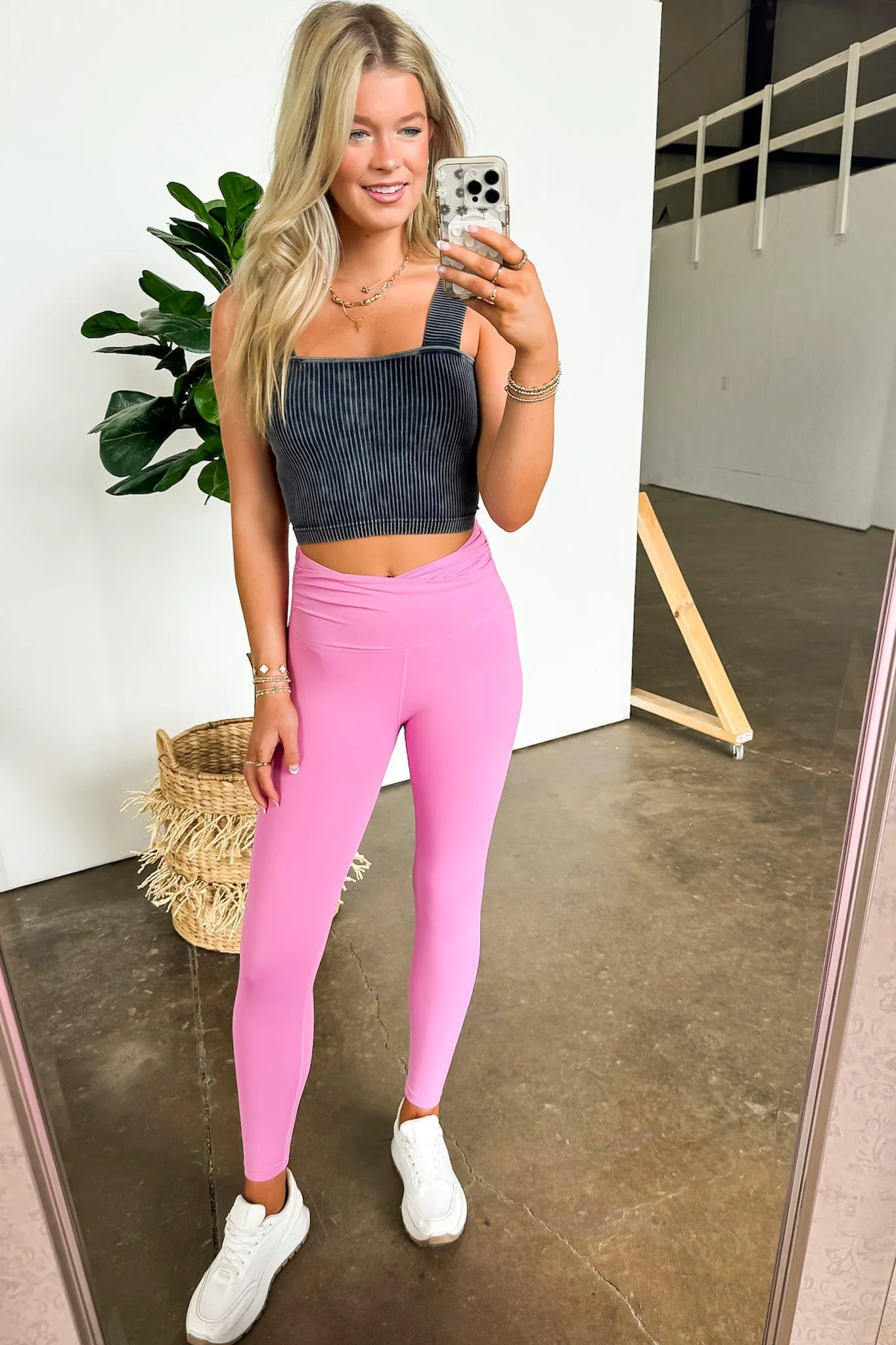 Sleek Favorite Crossover High Waist Leggings - FINAL SALE