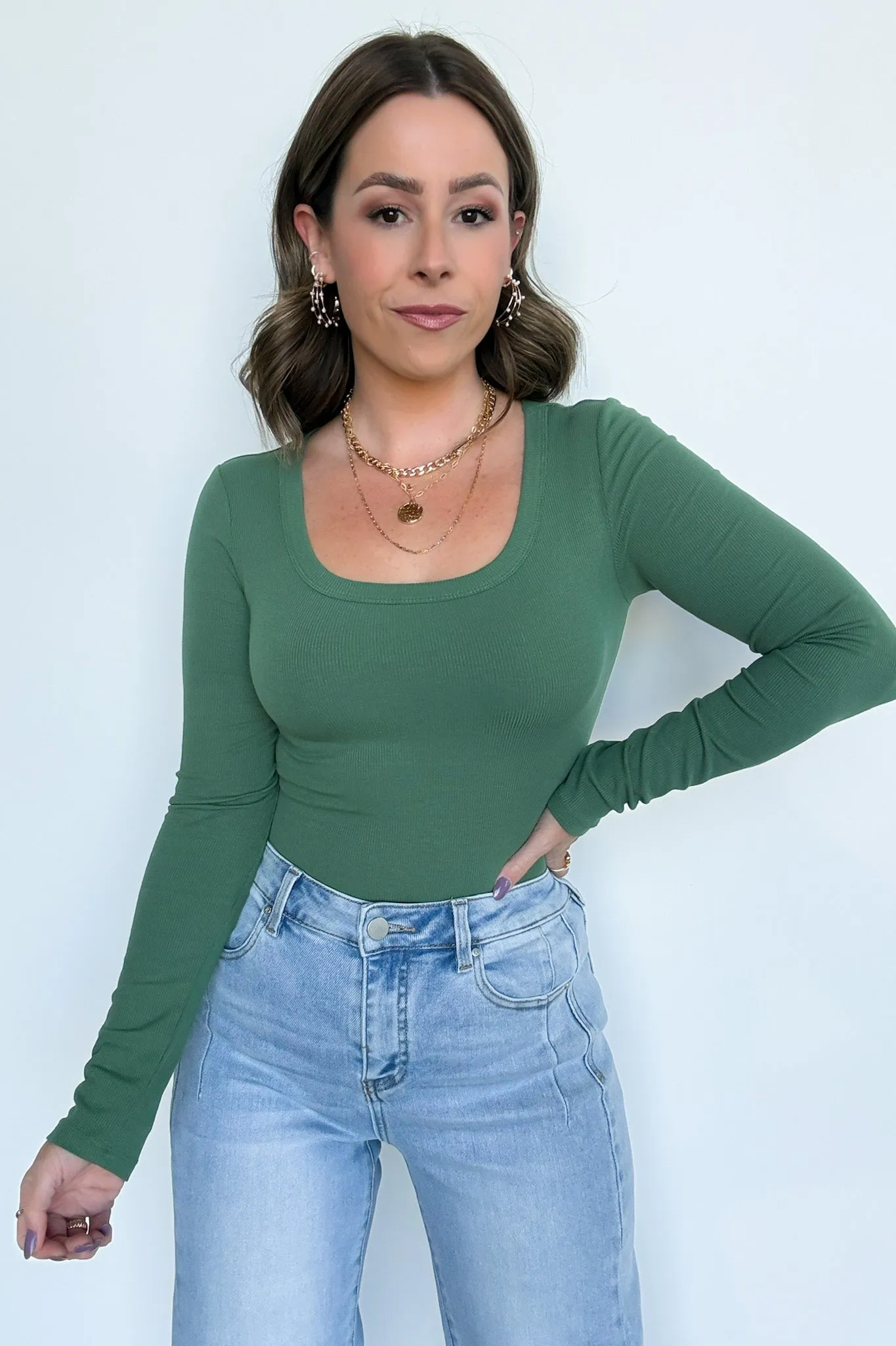 Smooth Moves Scoop Neck Long Sleeve Top - FINAL SALE