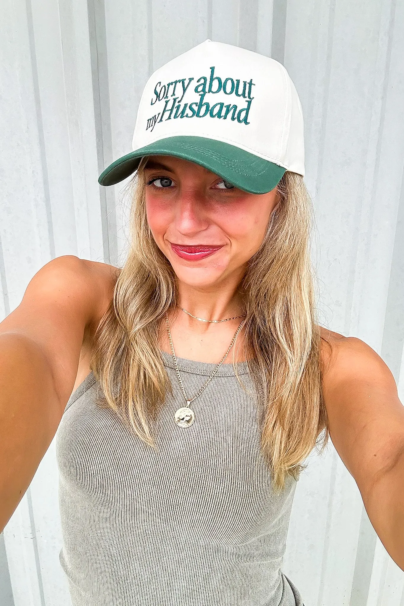 Sorry About My Husband Embroidered Hat