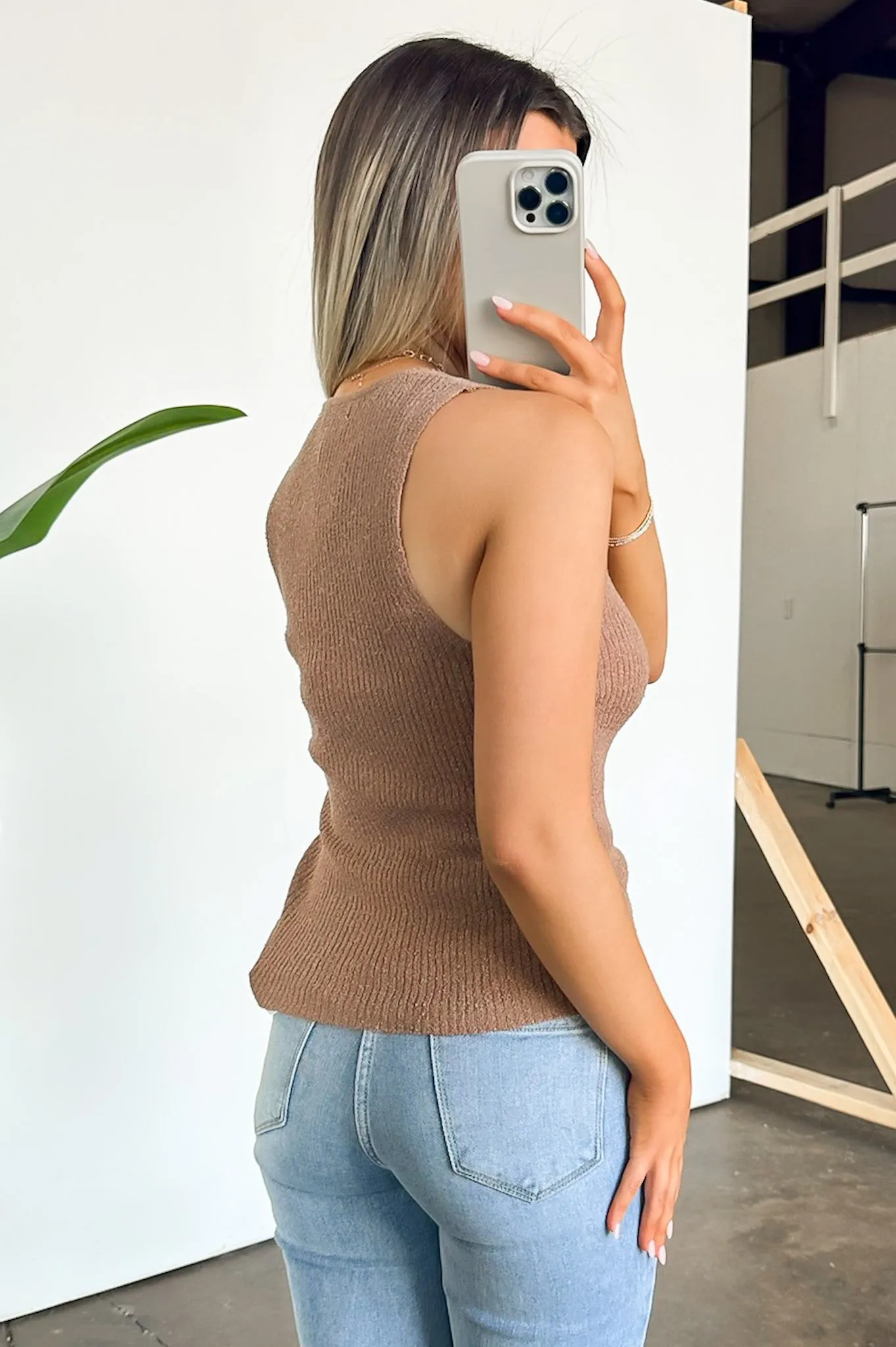 Sotelo V-Neck Knit Tank Top - FINAL SALE