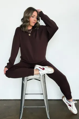 Sporty Chic Scuba Knit Crewneck Sweatshirt - FINAL SALE