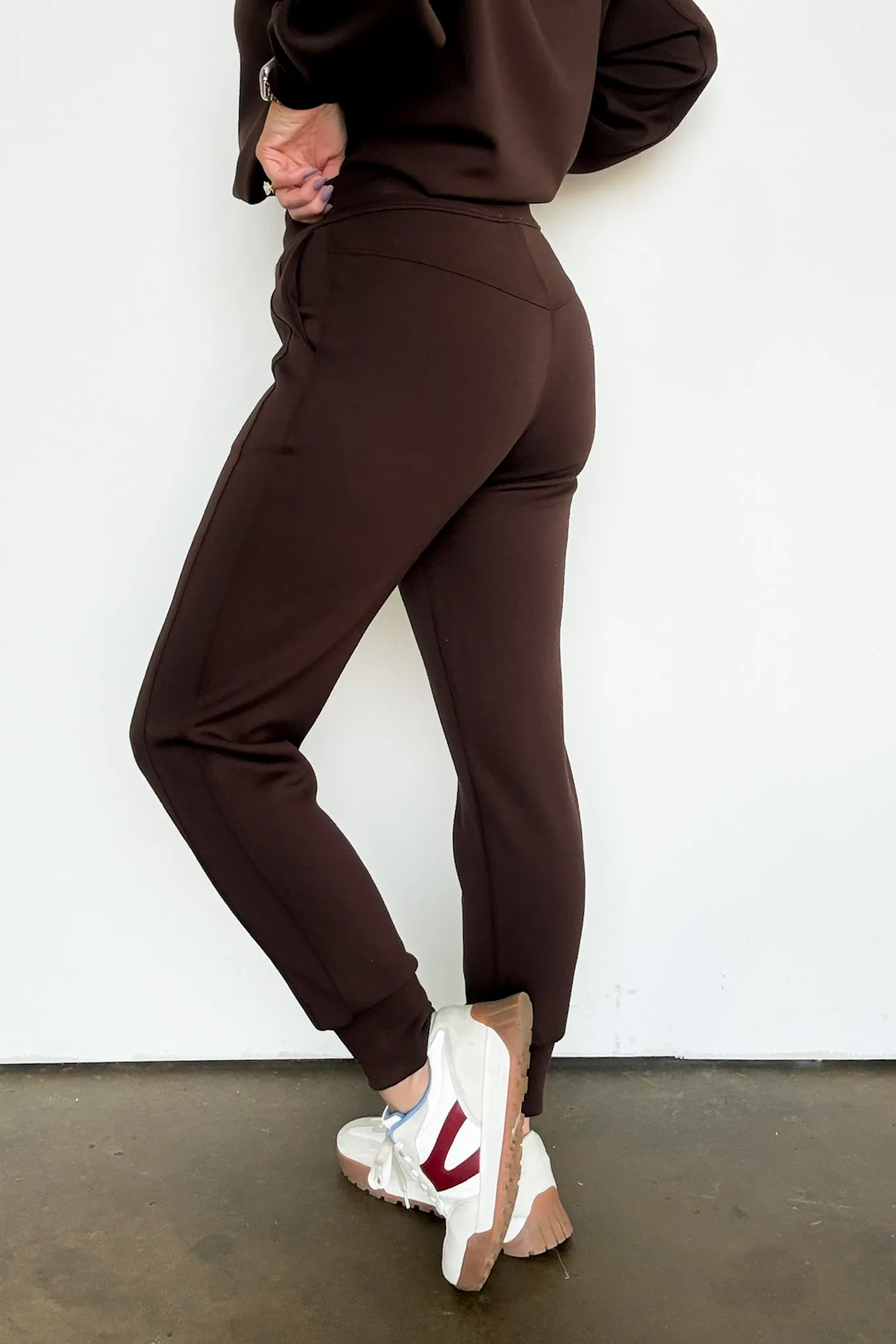 Sporty Chic Scuba Knit Joggers - FINAL SALE