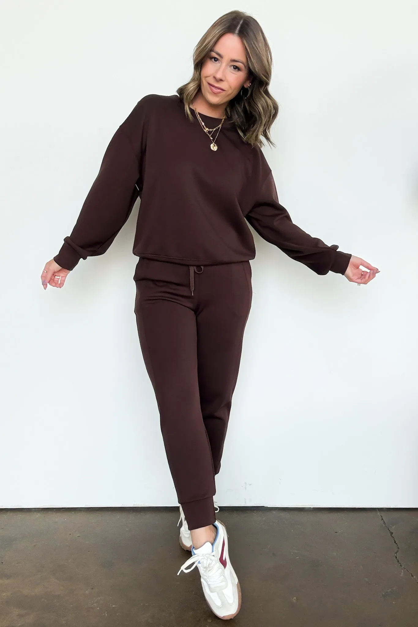Sporty Chic Scuba Knit Joggers - FINAL SALE