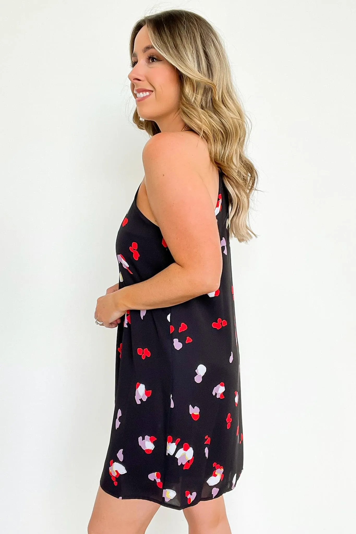 Springtime Darling Floral Petal Halter Dress - FINAL SALE
