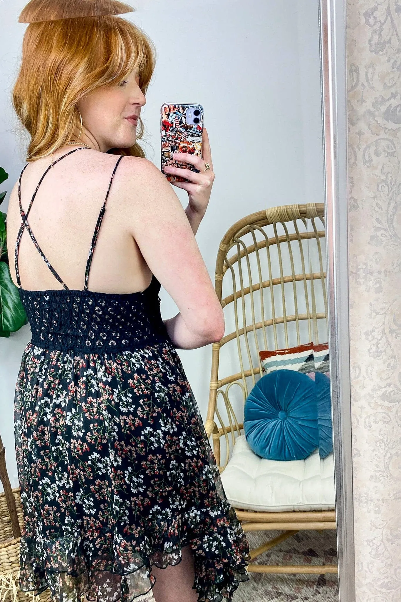 Stolen Moments Floral Lace Fit and Flare Dress - FINAL SALE