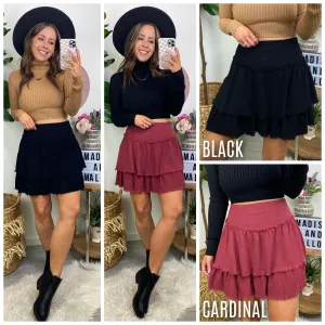 Subtle Sweetness Ruffle Tiered Skirt