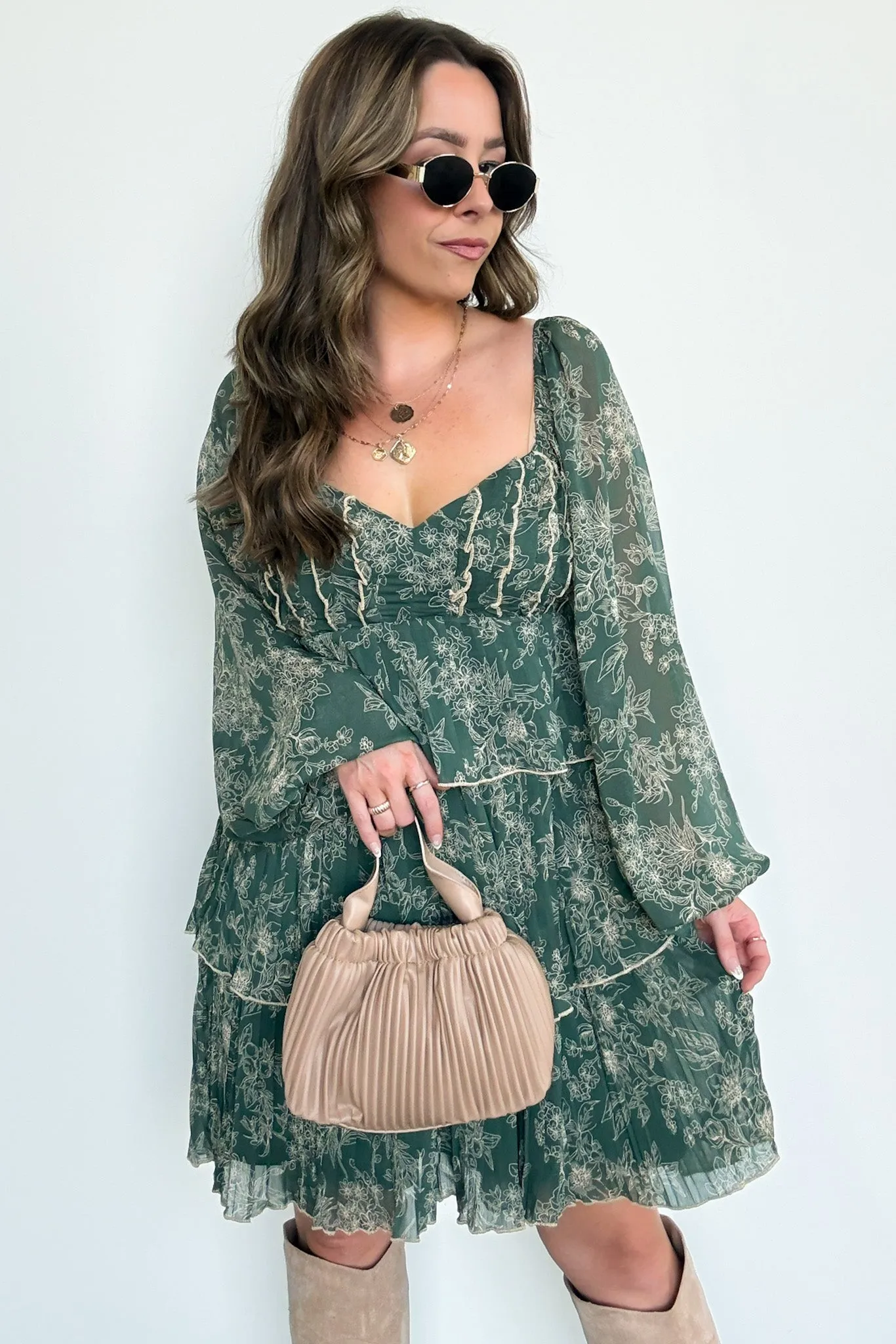 Sweet Beauty Floral Tiered Dress - FINAL SALE