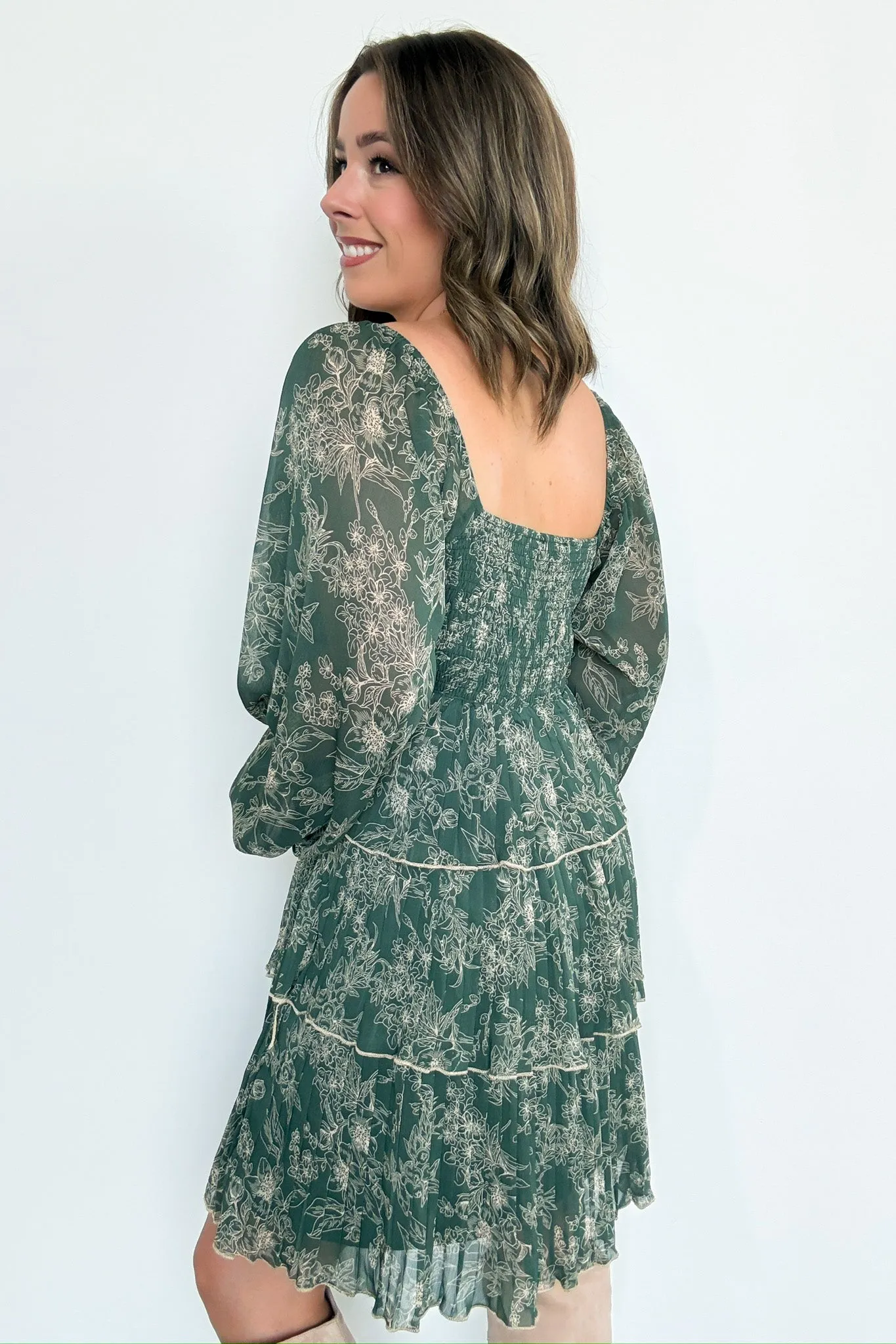 Sweet Beauty Floral Tiered Dress - FINAL SALE